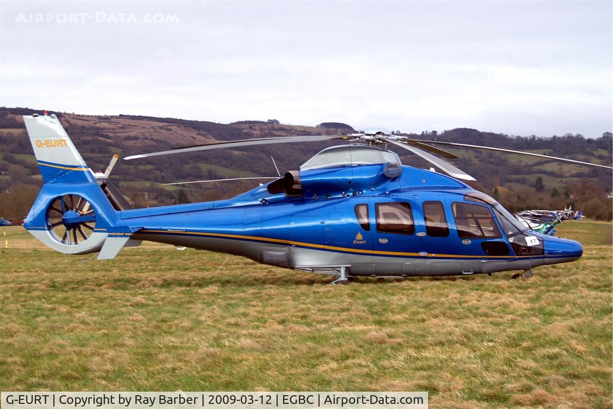 G-EURT, 2007 Eurocopter EC-155B-1 C/N 6764, Eurocopter EC.155B1 Dauphin [6764] (William Ewart Properties Ltd) Cheltenham Race Course~G 12/03/2009