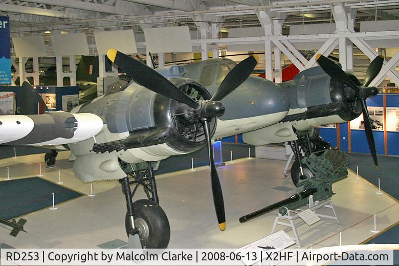 RD253, Bristol Beaufighter TF.X C/N Not found RD253, Bristol Beaufighter TFX at The RAF Museum, Hendon, June 2008.