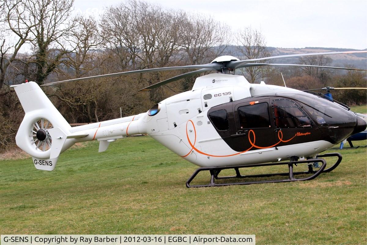 G-SENS, 2009 Eurocopter EC-135T-2+ C/N 0833, G-SENS   Eurocopter EC.135T2+ [0833] (Capital Air Services Ltd) Cheltenham Racecourse~G 16/03/2012
