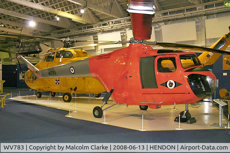 WV783, 1950 Bristol 171 Sycamore HR.12 C/N 12900, Bristol 171 Sycamore HR.12 at The RAF Museum, Hendon in June 2008.
