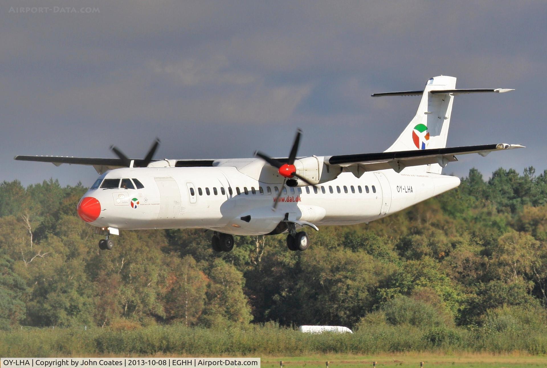 OY-LHA, 1997 ATR 72-202 C/N 508, Arriving for respray