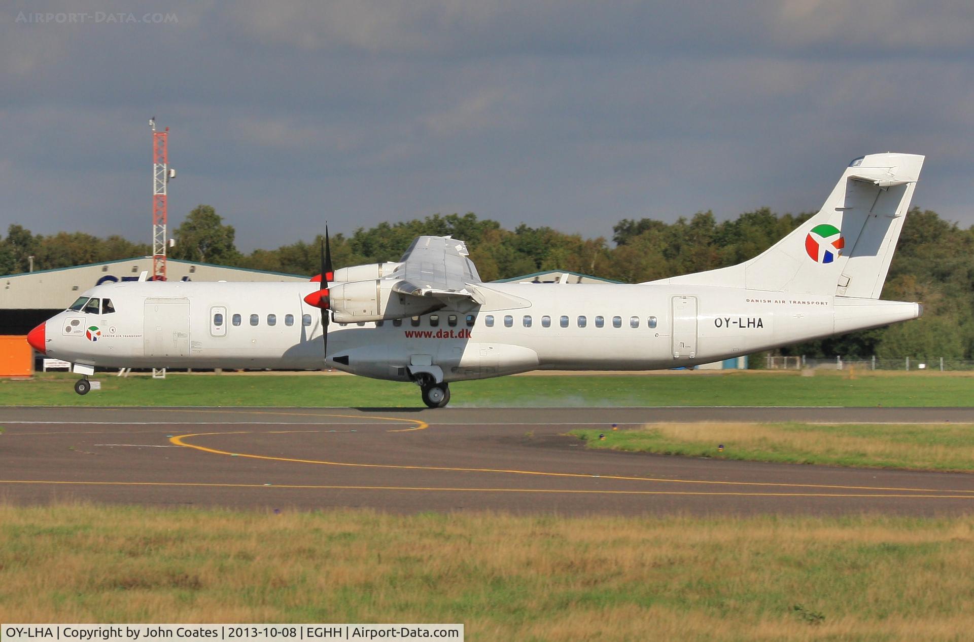 OY-LHA, 1997 ATR 72-202 C/N 508, ex OY-RTC arriving for repaint