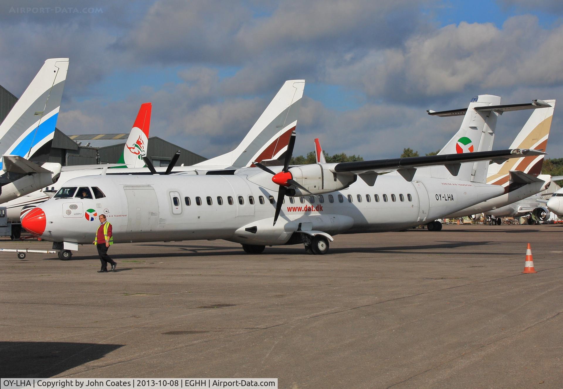 OY-LHA, 1997 ATR 72-202 C/N 508, ex OY-RTC being towed to paintshop for respray