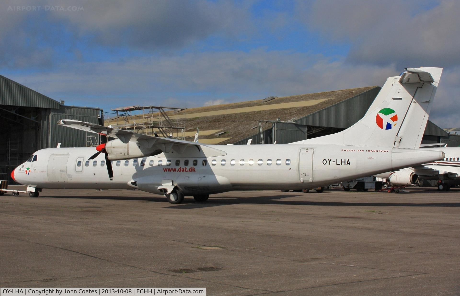 OY-LHA, 1997 ATR 72-202 C/N 508, Entering paintshop for a repaint.