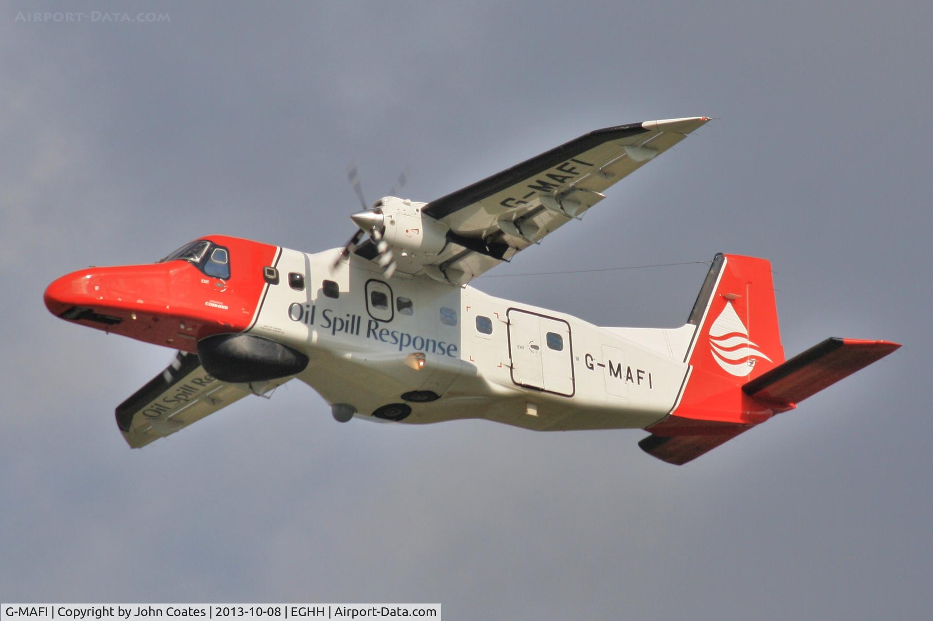 G-MAFI, 1986 Dornier 228-202K C/N 8115, Operating in the sun from Cobham