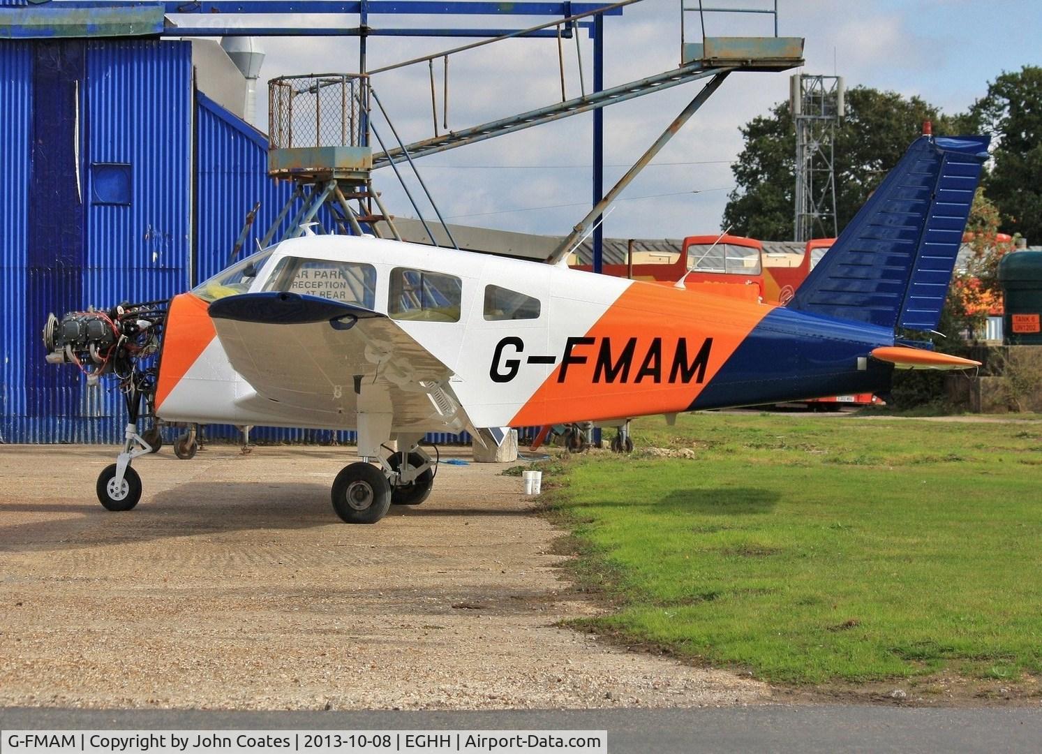 G-FMAM, 1973 Piper PA-28-151 Cherokee Warrior C/N 28-7415056, Just repainted.