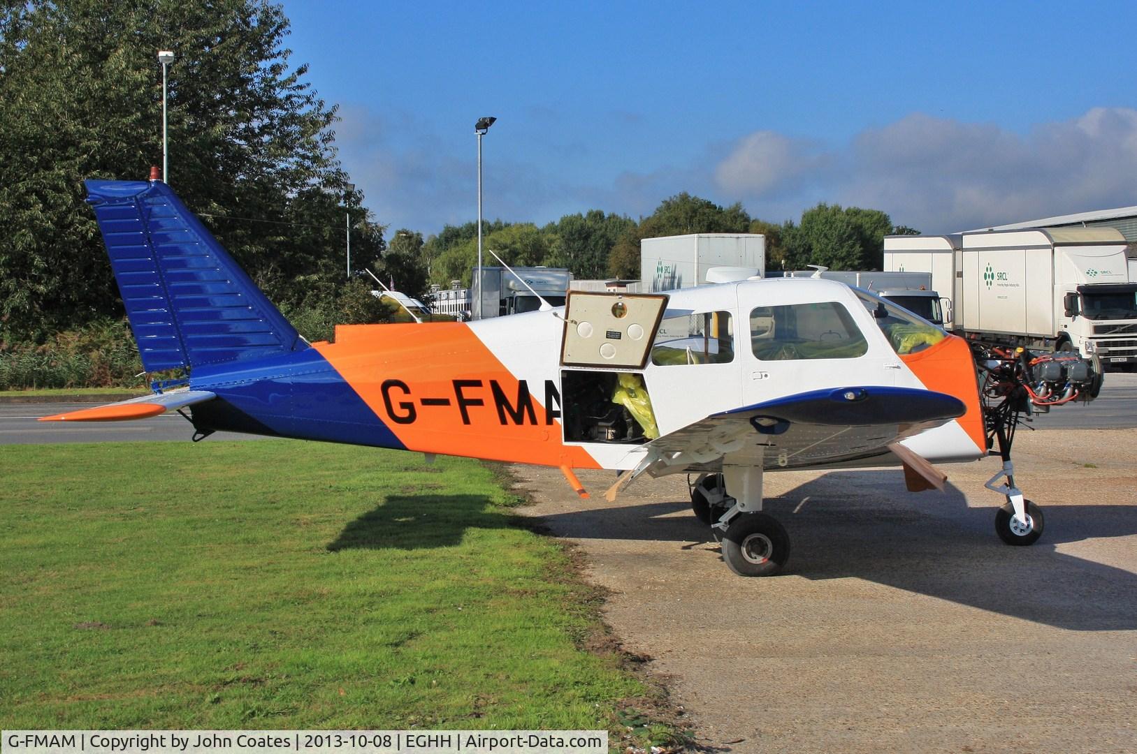 G-FMAM, 1973 Piper PA-28-151 Cherokee Warrior C/N 28-7415056, Awaiting completion after repaint