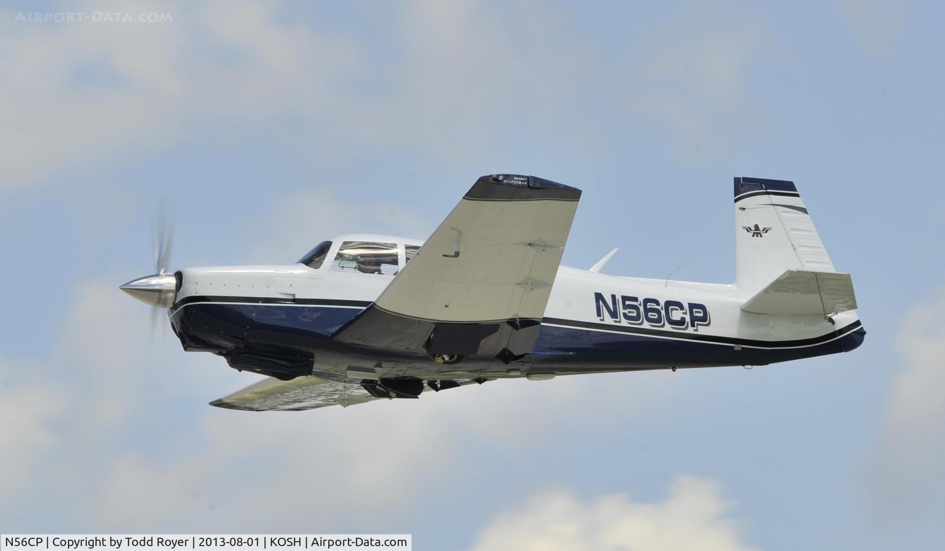 N56CP, 1969 Mooney M-20G Statesman C/N 700003, Airventure 2013