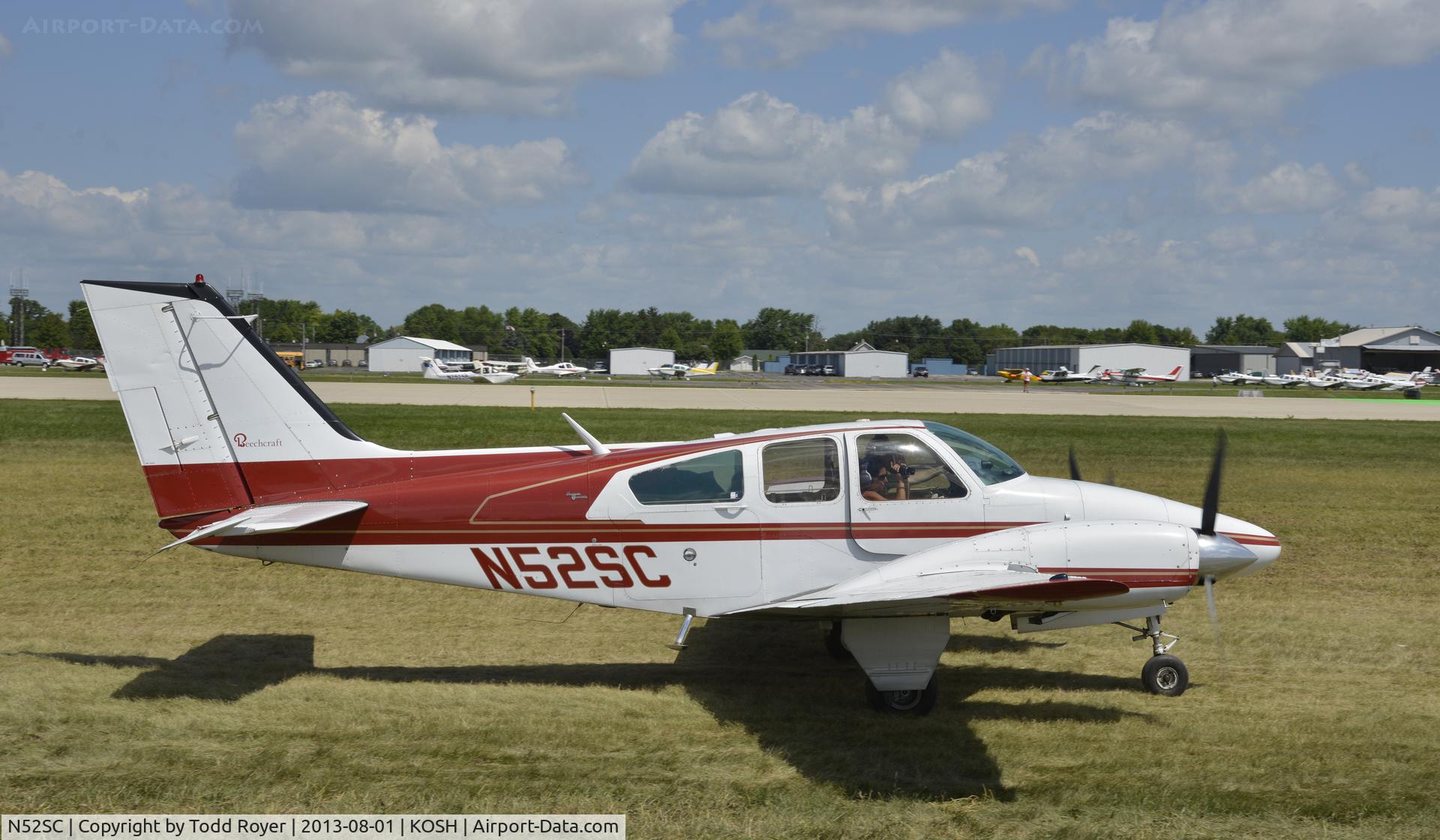 N52SC, 1965 Beech 95-B55 (T42A) Baron C/N TC-951, Airventure 2013