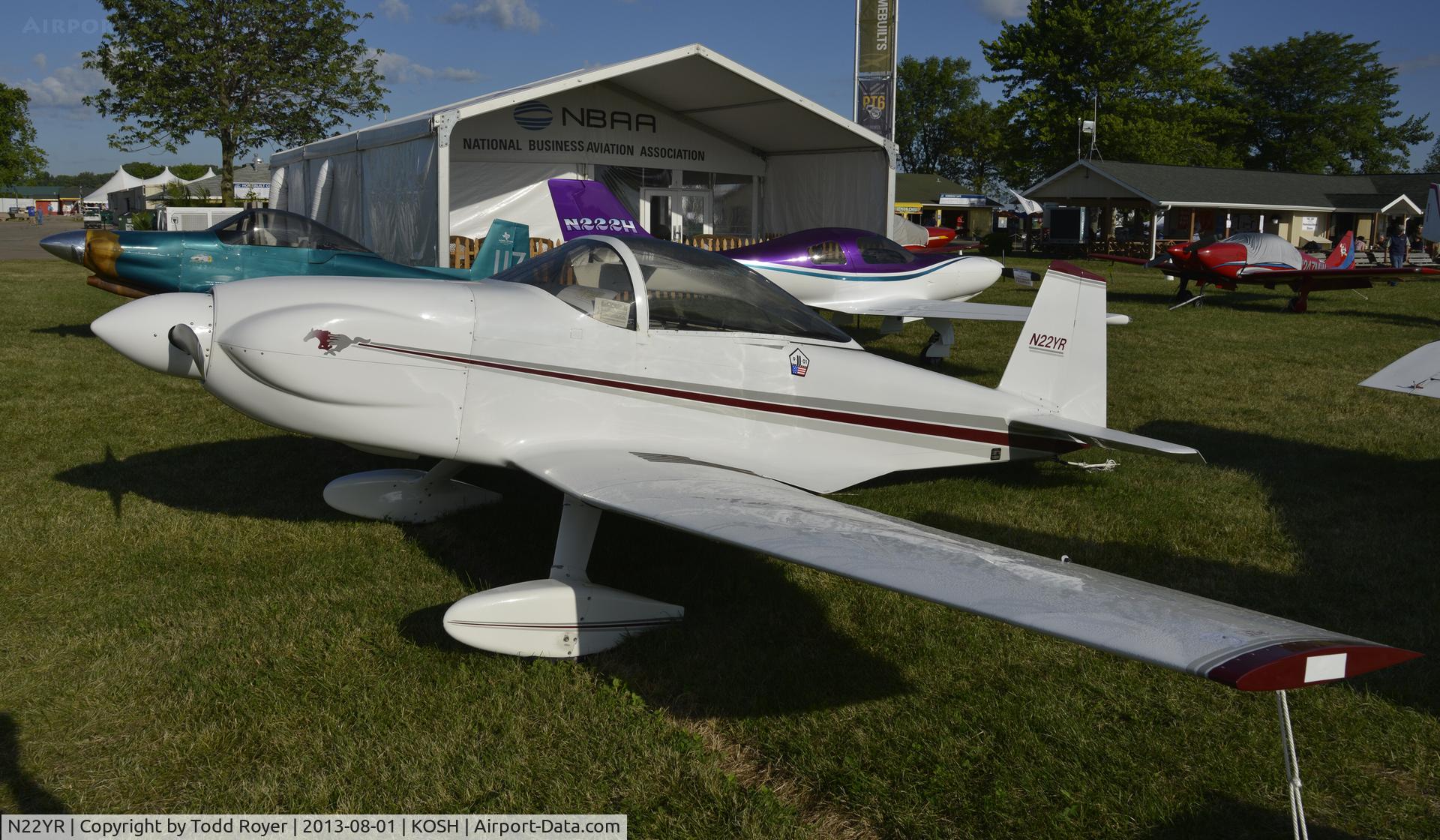 N22YR, 1998 Bushby Mustang II C/N 72A, Airventure 2013
