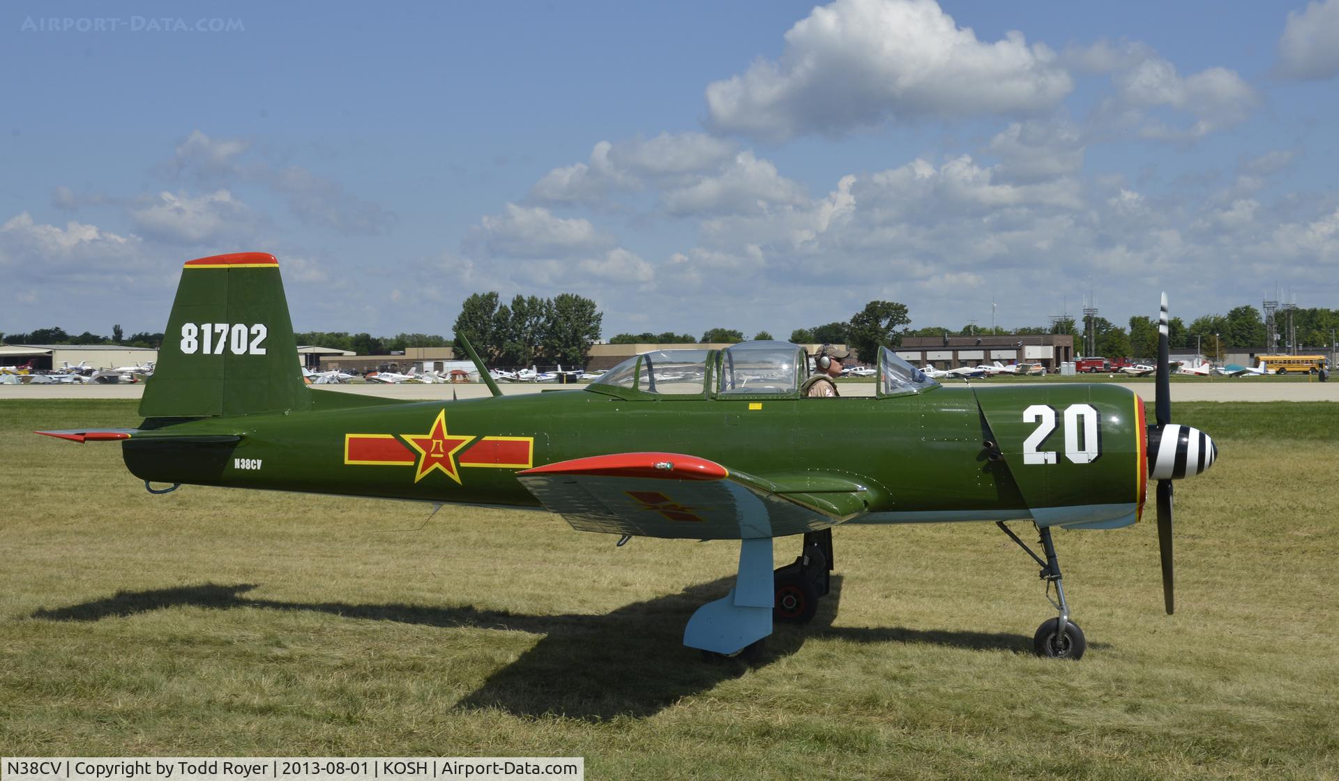 N38CV, Nanchang CJ-6 C/N 2432073, Airventue 2013
