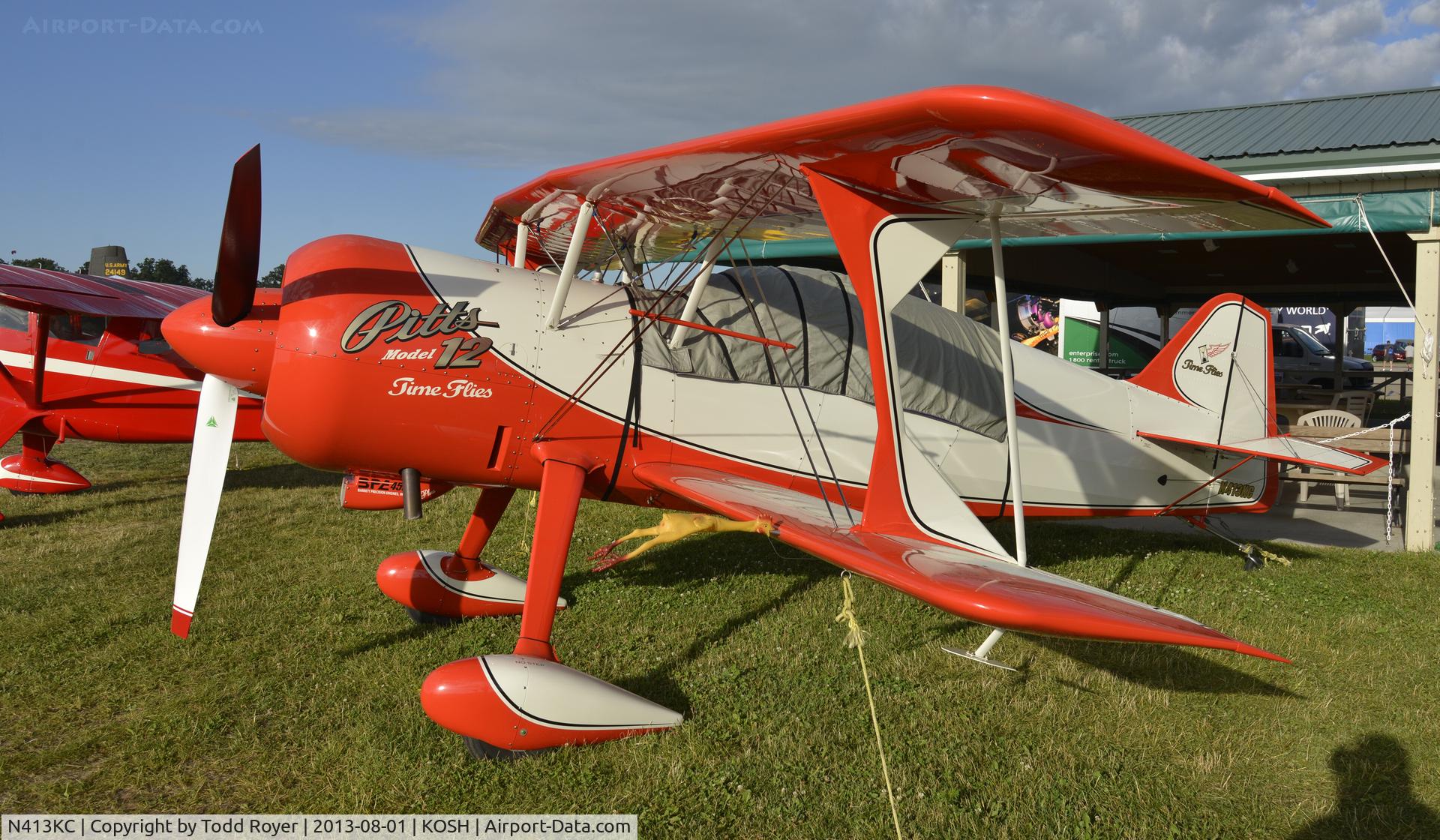N413KC, 2011 Pitts M12 C/N 296, Airventure 2013
