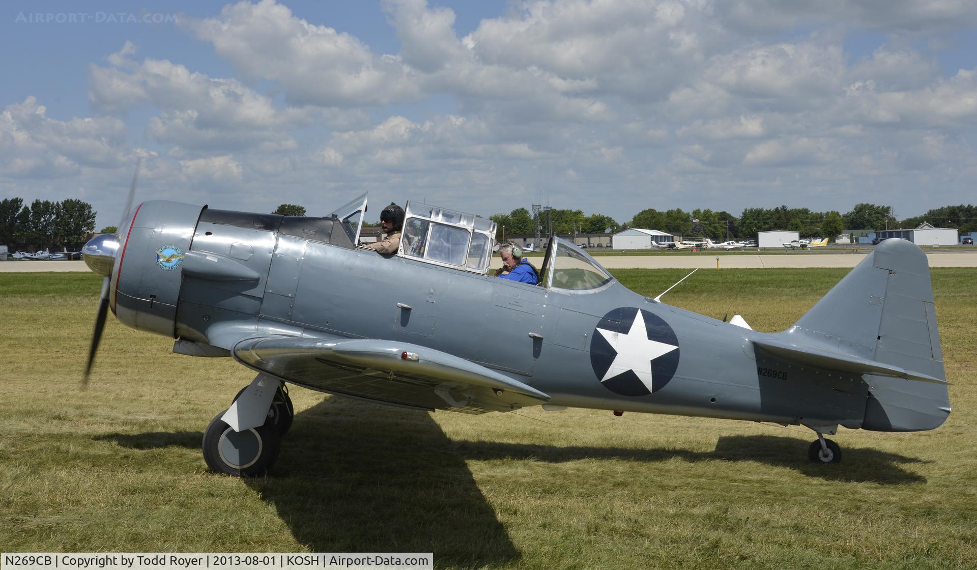 N269CB, 1945 North American SNJ-6 Texan C/N 121-43077, Airventure 2013
