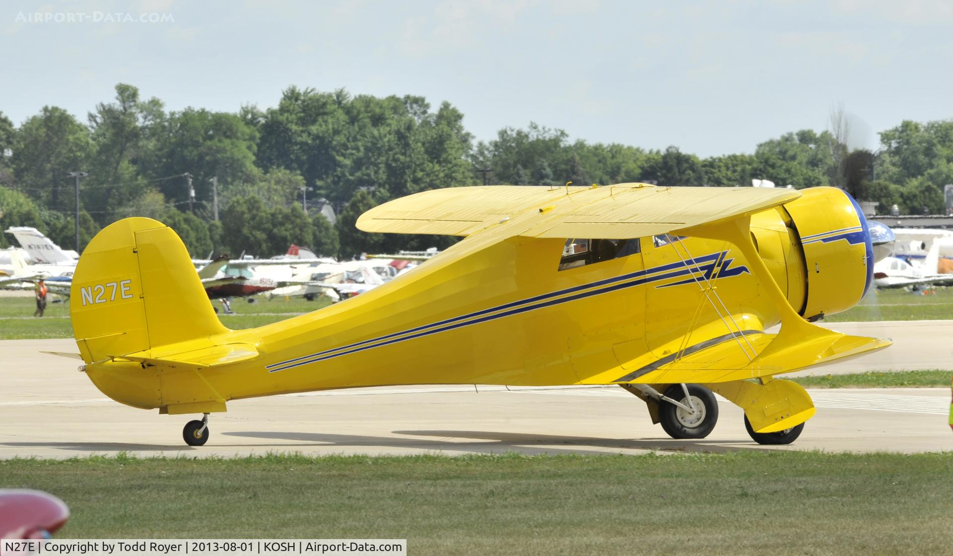 N27E, 1944 Beech D17S Staggerwing C/N 6883, Airventure 2013