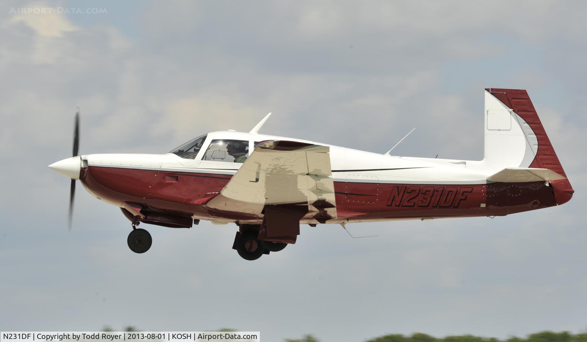 N231DF, 1979 Mooney M20K C/N 25-0151, Airventure 2013