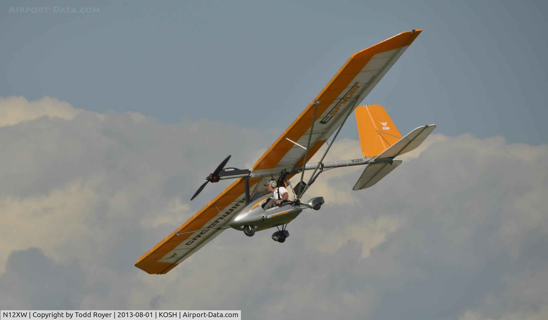 N12XW, 2012 XIRU WANG E-Spyder C/N YN-ESPYDER-0001, Airventure 2013