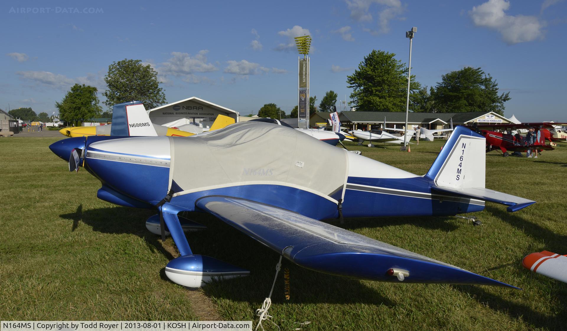 N164MS, 1990 Vans RV-6 C/N 20004, Airventure 2013