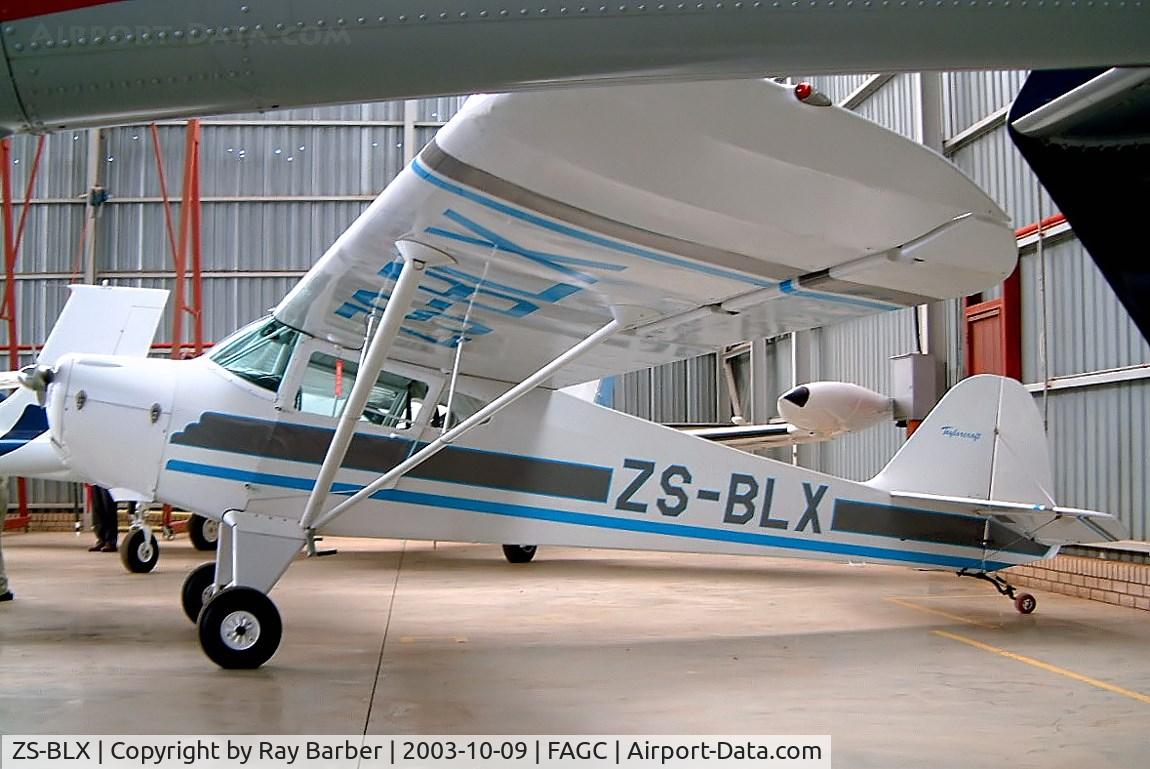 ZS-BLX, 1946 Taylorcraft BC-12D Twosome C/N 7747, Taylorcraft BC-12D [7747] Grand Central~ZS 09/10/2003