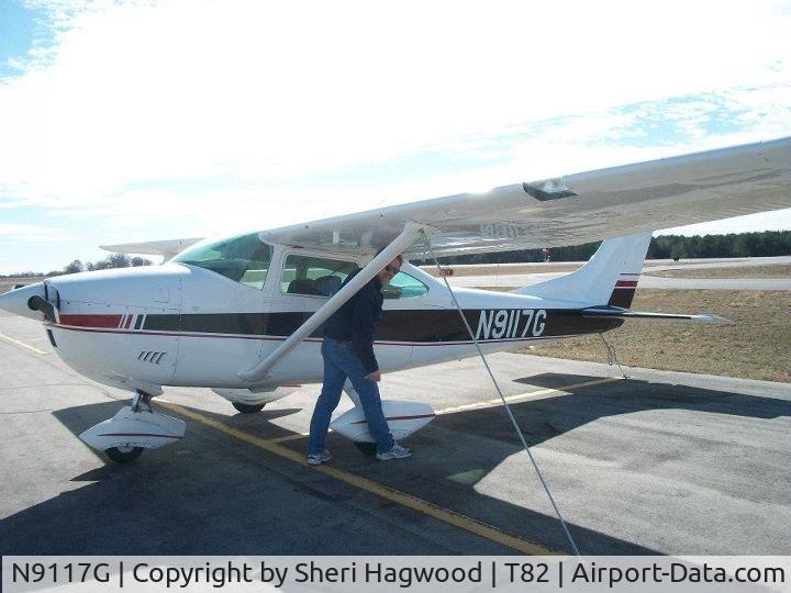 N9117G, 1971 Cessna 182N Skylane C/N 18260657, Taken on a recreational flight during the Texas fires last year.