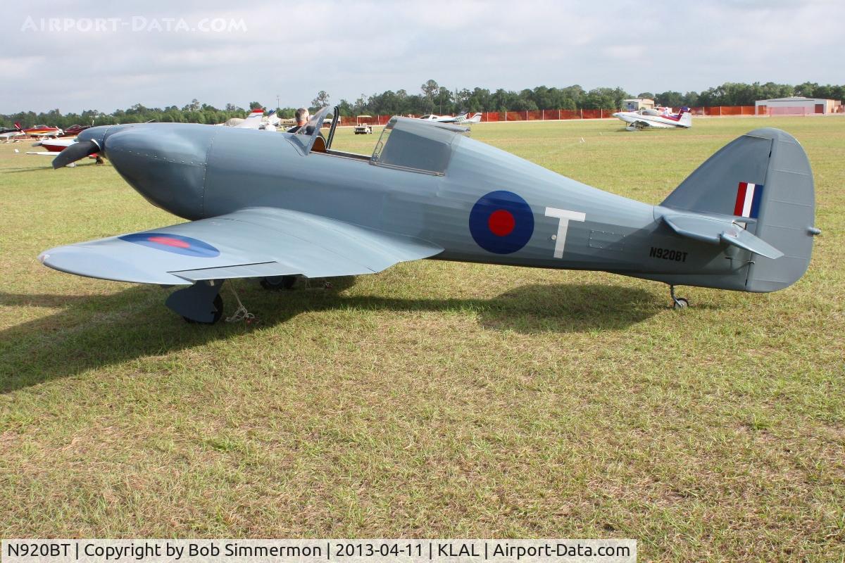 N920BT, 2002 Sindlinger HH-1 Hawker Hurricane Scale Replica C/N 1041, Sun N Fun 2013 - Lakeland, FL