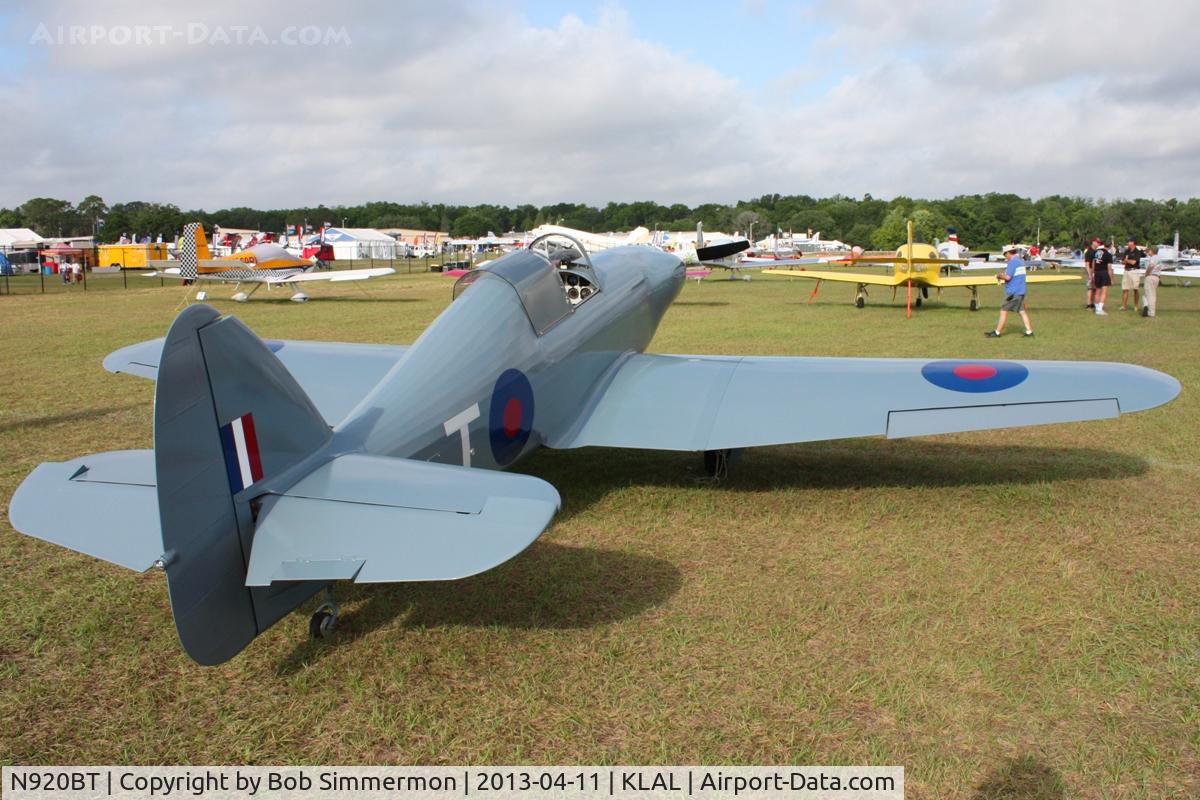 N920BT, 2002 Sindlinger HH-1 Hawker Hurricane Scale Replica C/N 1041, Sun N Fun 2013 - Lakeland, FL