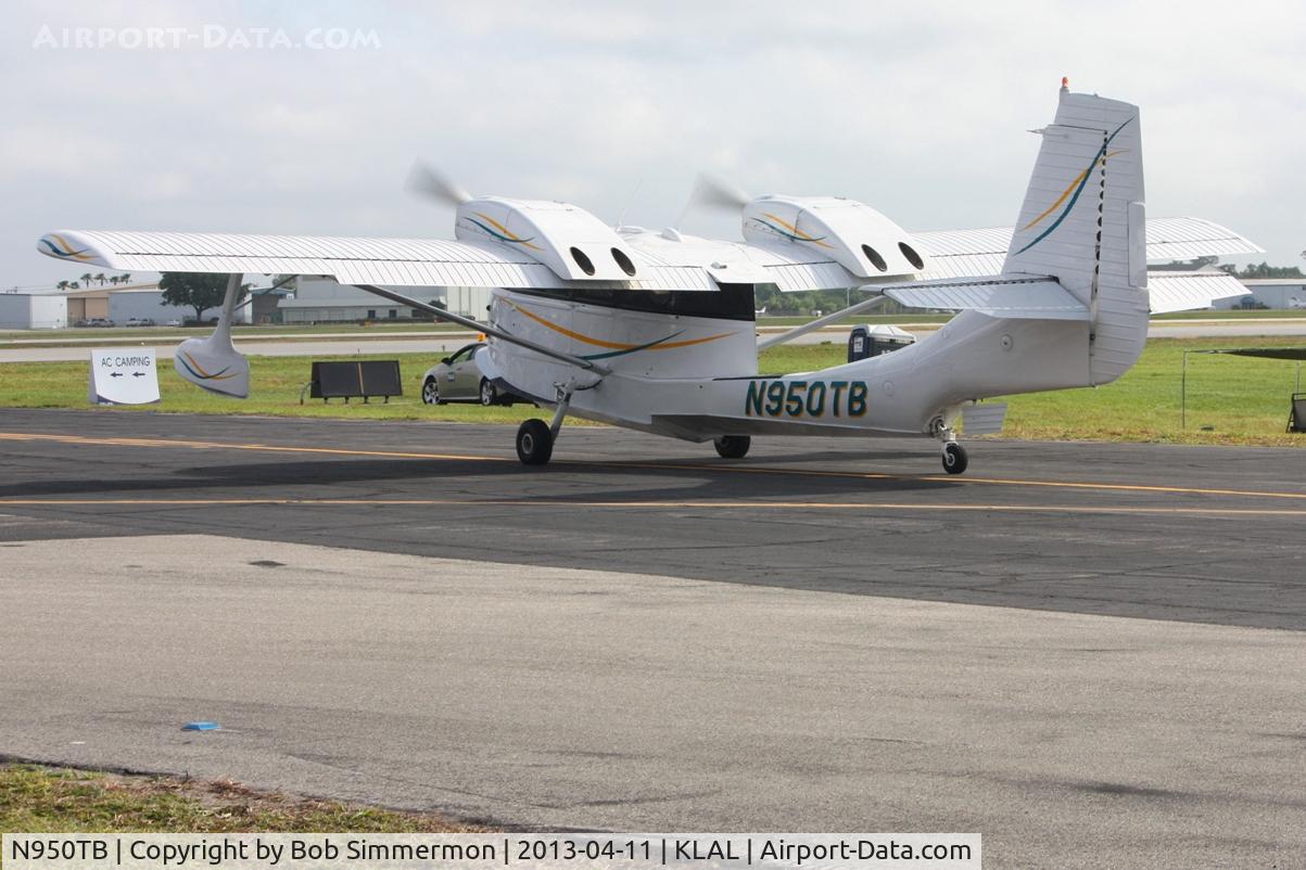 N950TB, 1980 STOL Aircraft UC-1 Twin Bee C/N 020, Departing Sun N Fun 2013 - Lakeland, FL