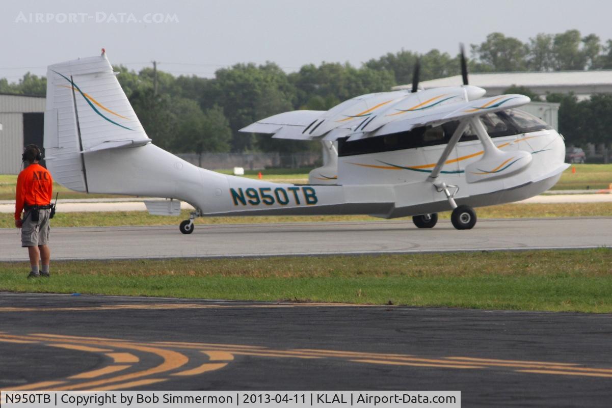 N950TB, 1980 STOL Aircraft UC-1 Twin Bee C/N 020, Departing Sun N Fun 2013 - Lakeland, FL