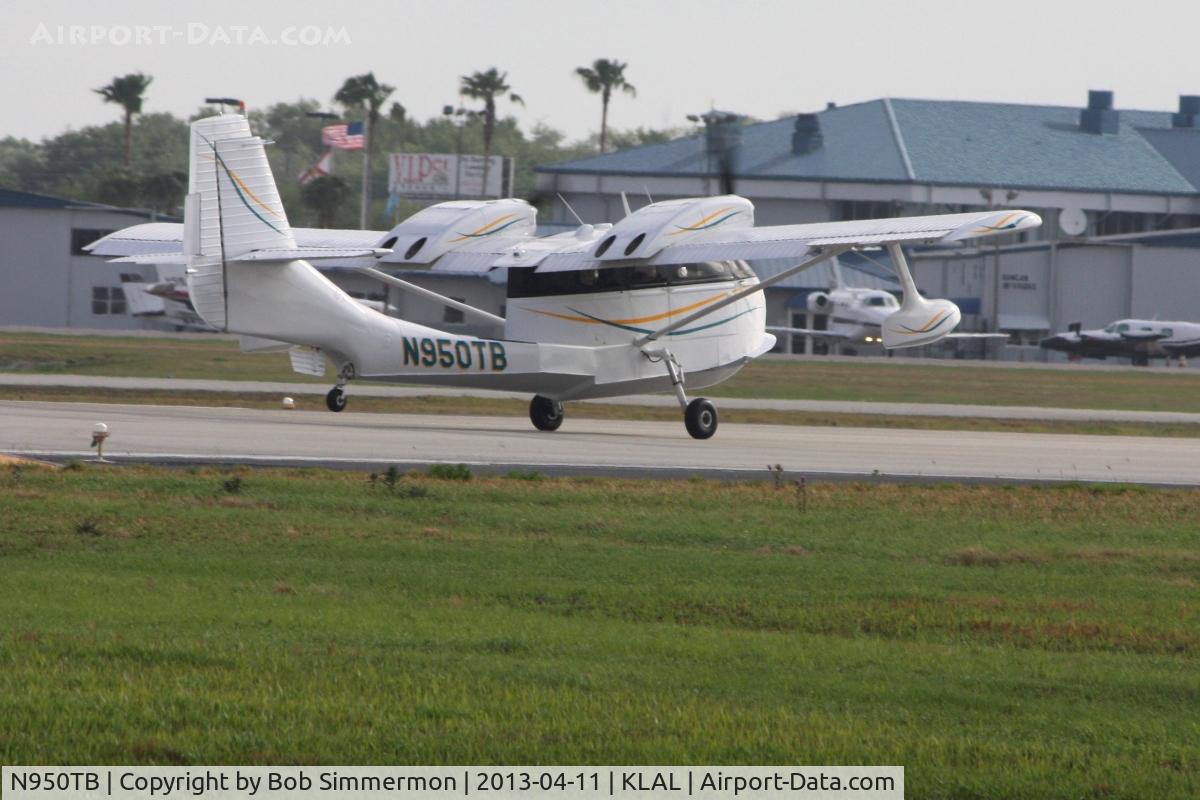 N950TB, 1980 STOL Aircraft UC-1 Twin Bee C/N 020, Departing Sun N Fun 2013 - Lakeland, FL