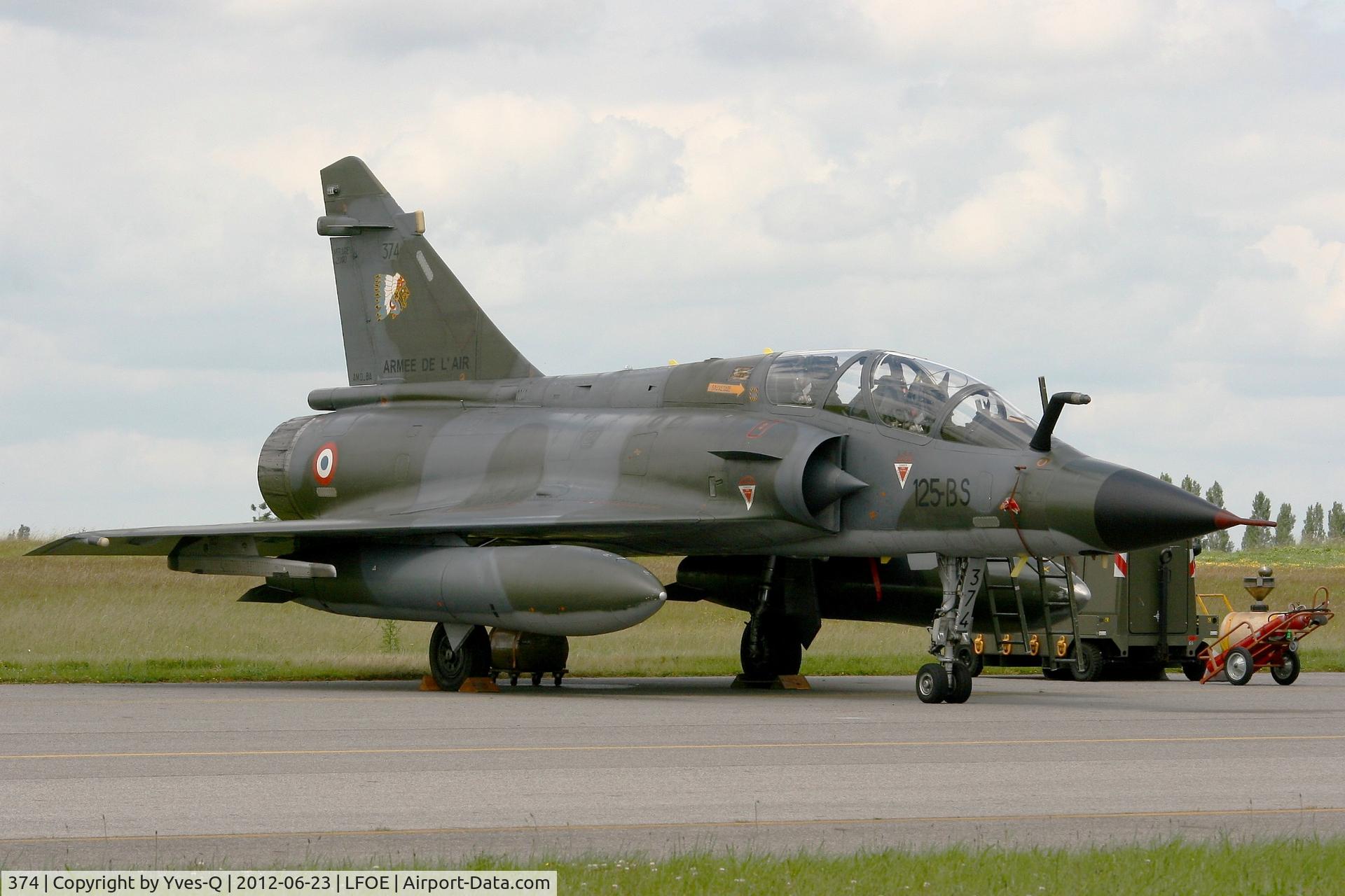 374, Dassault Mirage 2000N C/N not found 374, French Air Force Dassault Mirage 2000N, Evreux-Fauville Air Base 105 (LFOE)
