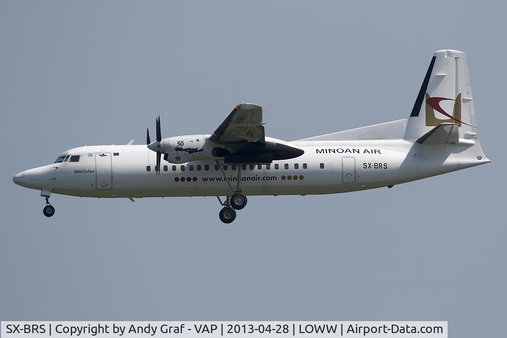 SX-BRS, 1990 Fokker 50 C/N 20206, Minoan Airlines F50