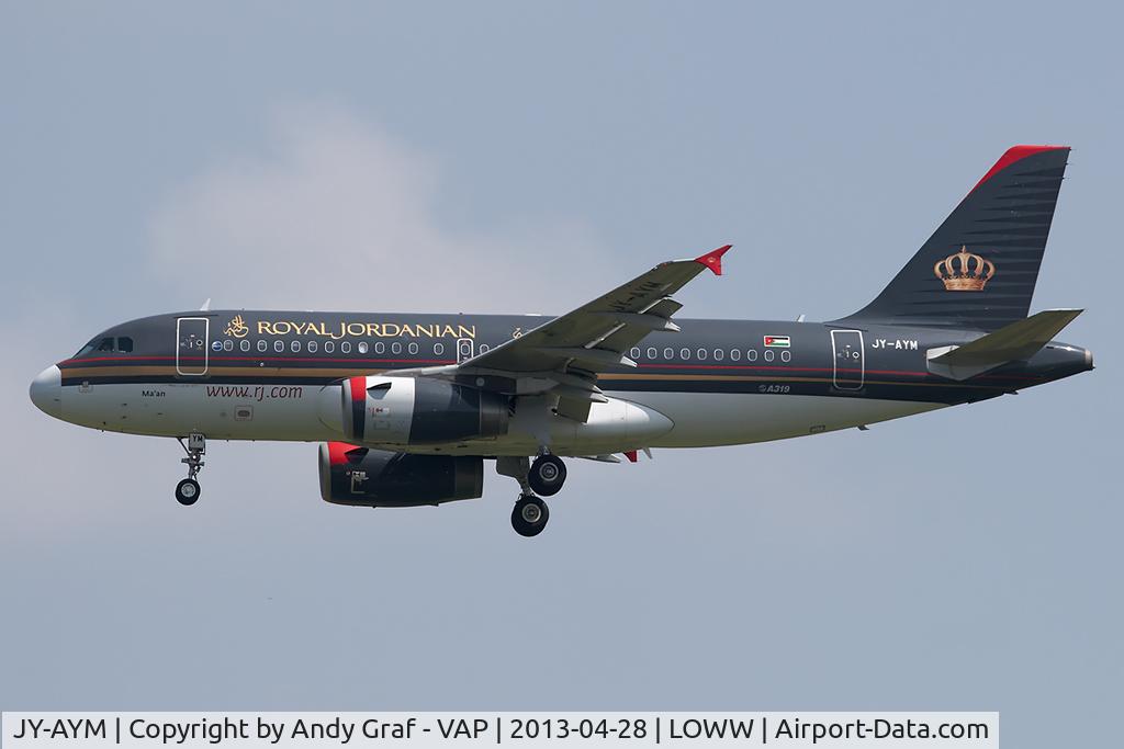 JY-AYM, 2008 Airbus A319-132 C/N 3685, Royal Jordanian A319