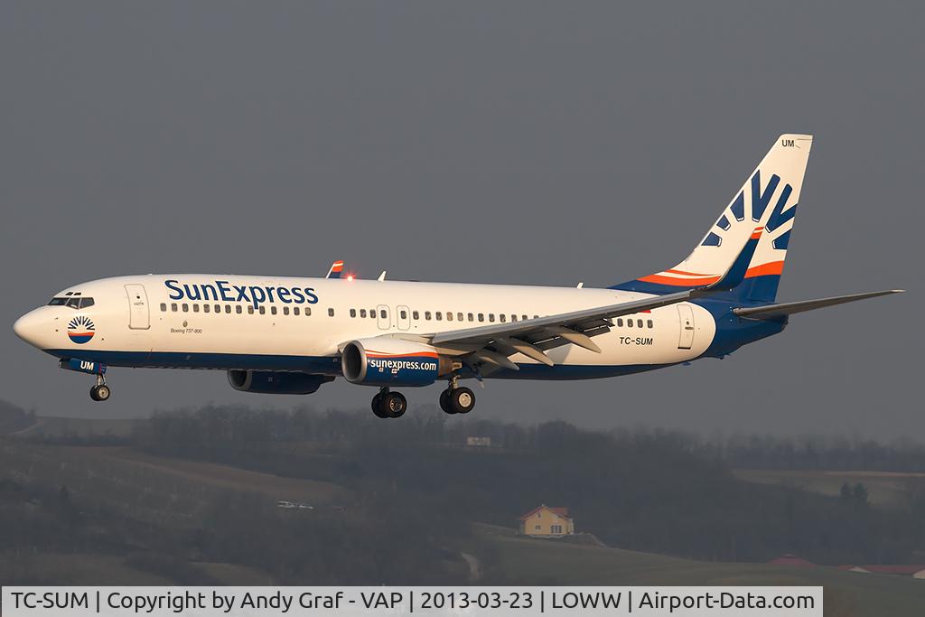 TC-SUM, 1999 Boeing 737-85F C/N 28826, Sun Express 737-800