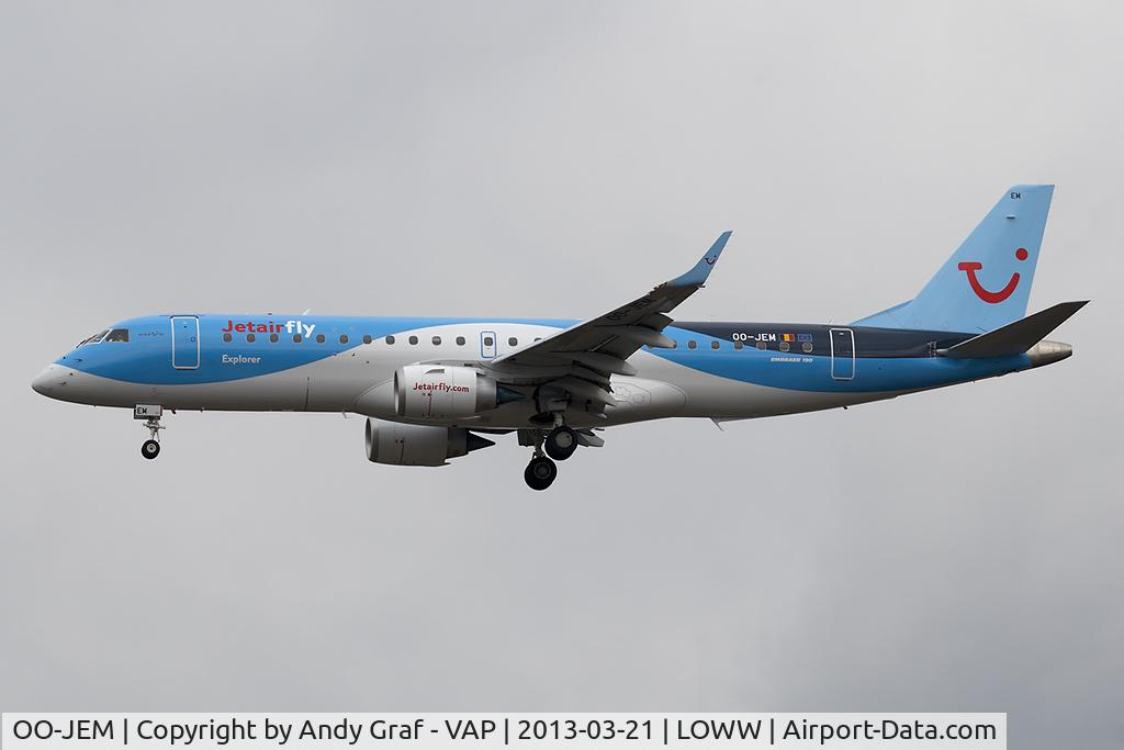 OO-JEM, 2013 Embraer 190STD (ERJ-190-100STD) C/N 19000603, Jetair EMB190