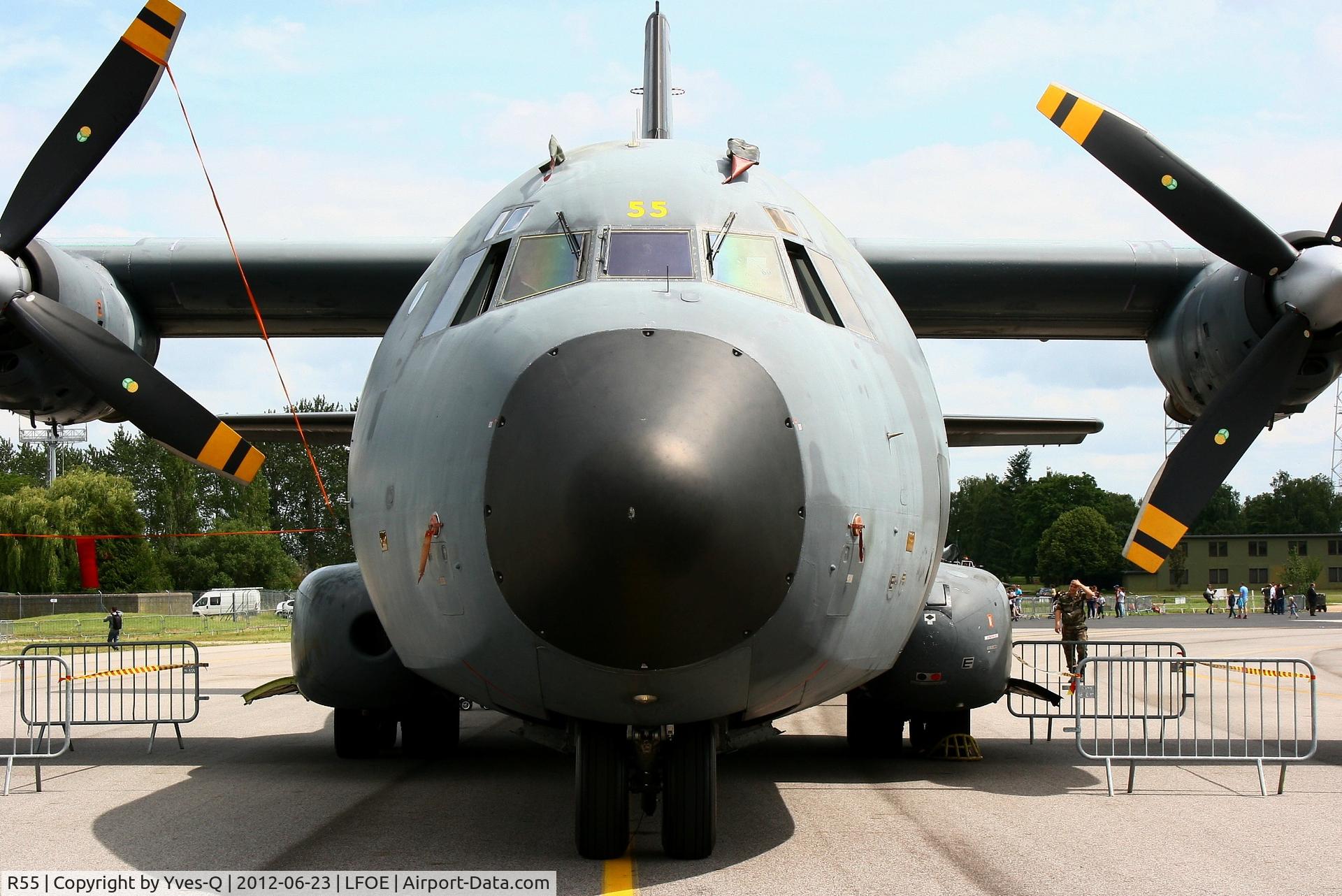 R55, Transall C-160R C/N 55, French Air Force Transall C-160R, Evreux-Fauville Air Base 105 (LFOE)