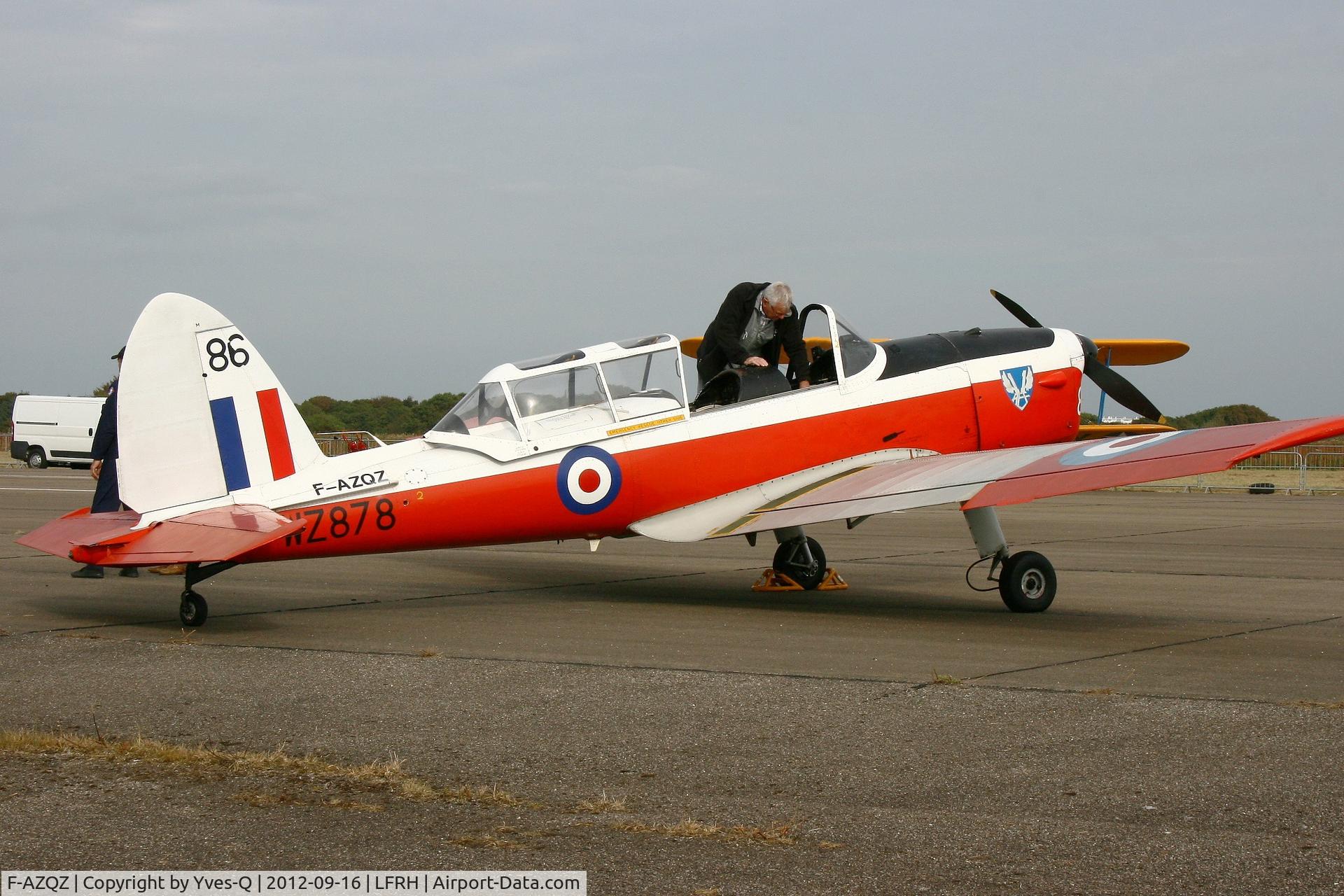 F-AZQZ, 1953 De Havilland DHC-1 Chipmunk T.10 C/N C1/0916, De Havilland DHC-1 Chipmunk T.10, Static display, Lann Bihoué Air Base (LFRH-LRT) Open day 2012