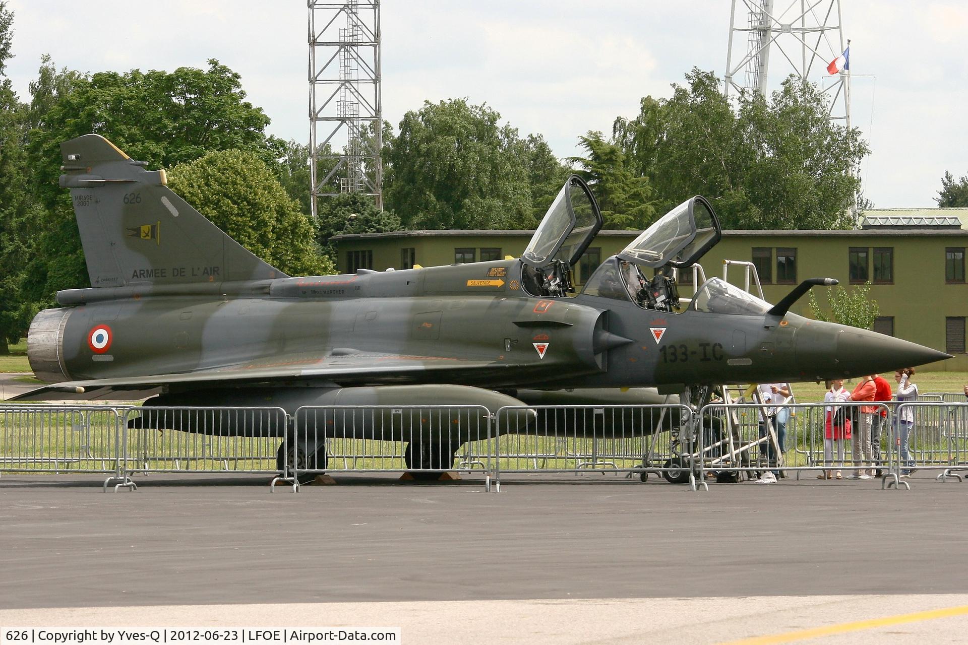 626, Dassault Mirage 2000D C/N 428, Dassault Mirage 2000D, Evreux-Fauville Air Base 105 (LFOE)