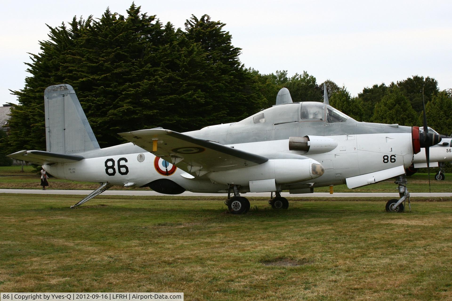 86, Breguet Br.1050 Alize C/N 86, Breguet BR-1050 Alizé, Lann Bihoué Air Base (LFRH-LRT)
