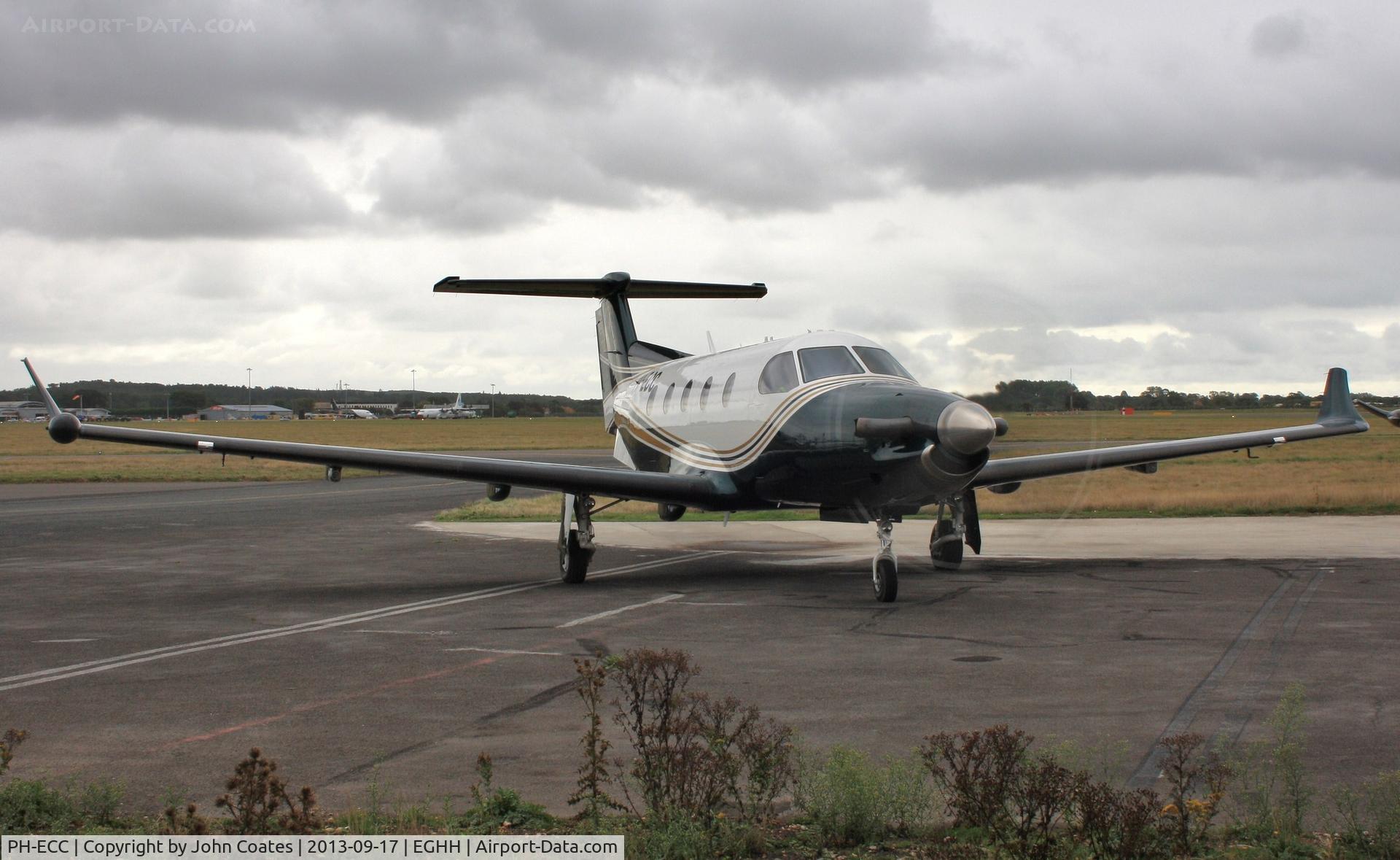 PH-ECC, 1994 Pilatus PC-12/45 C/N 107, Engine running at DS Pilatus after respray