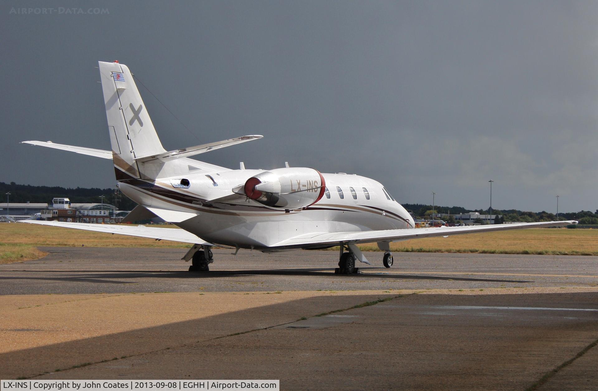 LX-INS, 2007 Cessna 560 Citation Excel C/N 560-5727, Visiting CSE