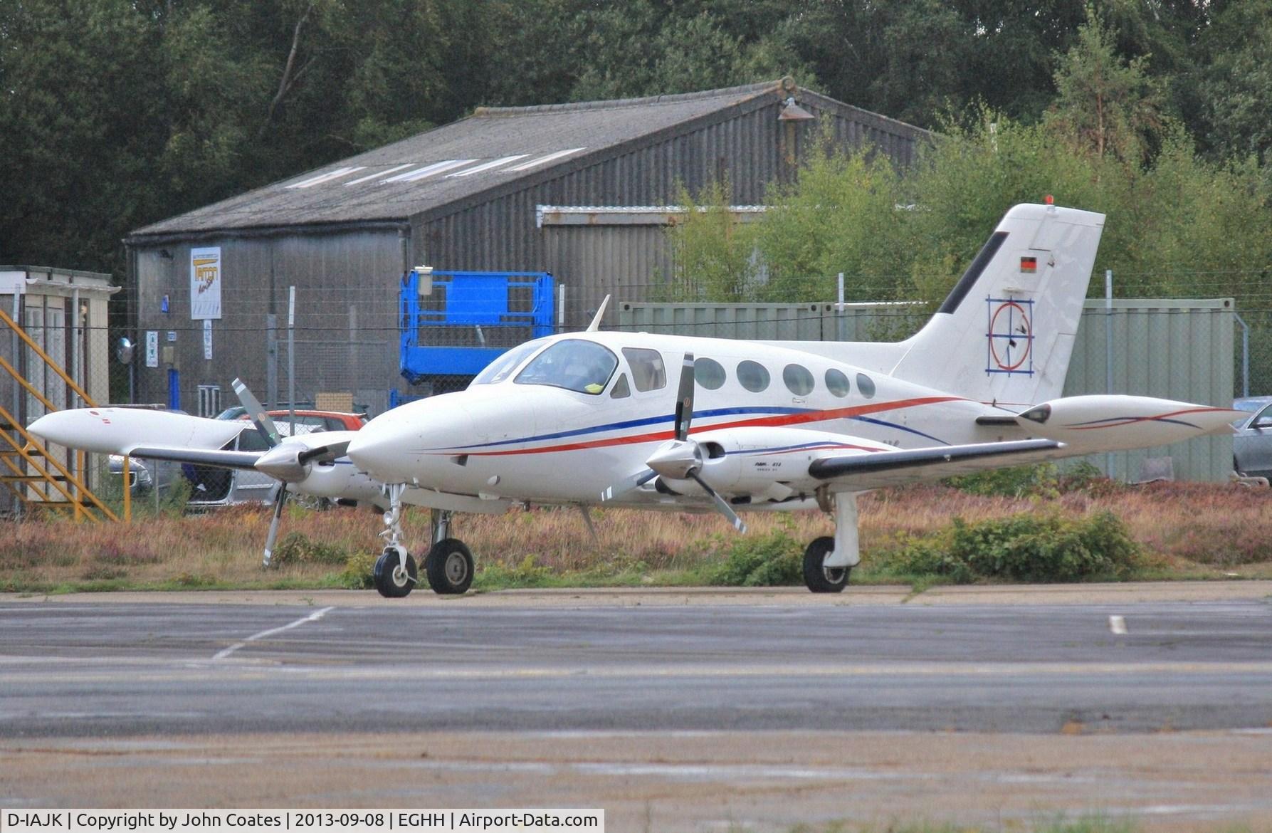 D-IAJK, 1977 Cessna 414 Chancellor C/N 414-0953, German Chancellor visiting BHL