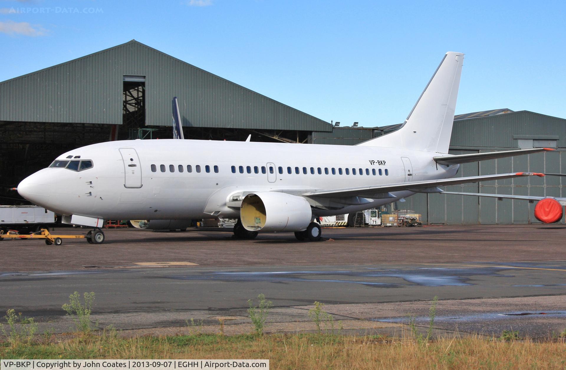 VP-BKP, 1991 Boeing 737-59D C/N 25065, Just painted white..due to go to Solyom Airways Hungary