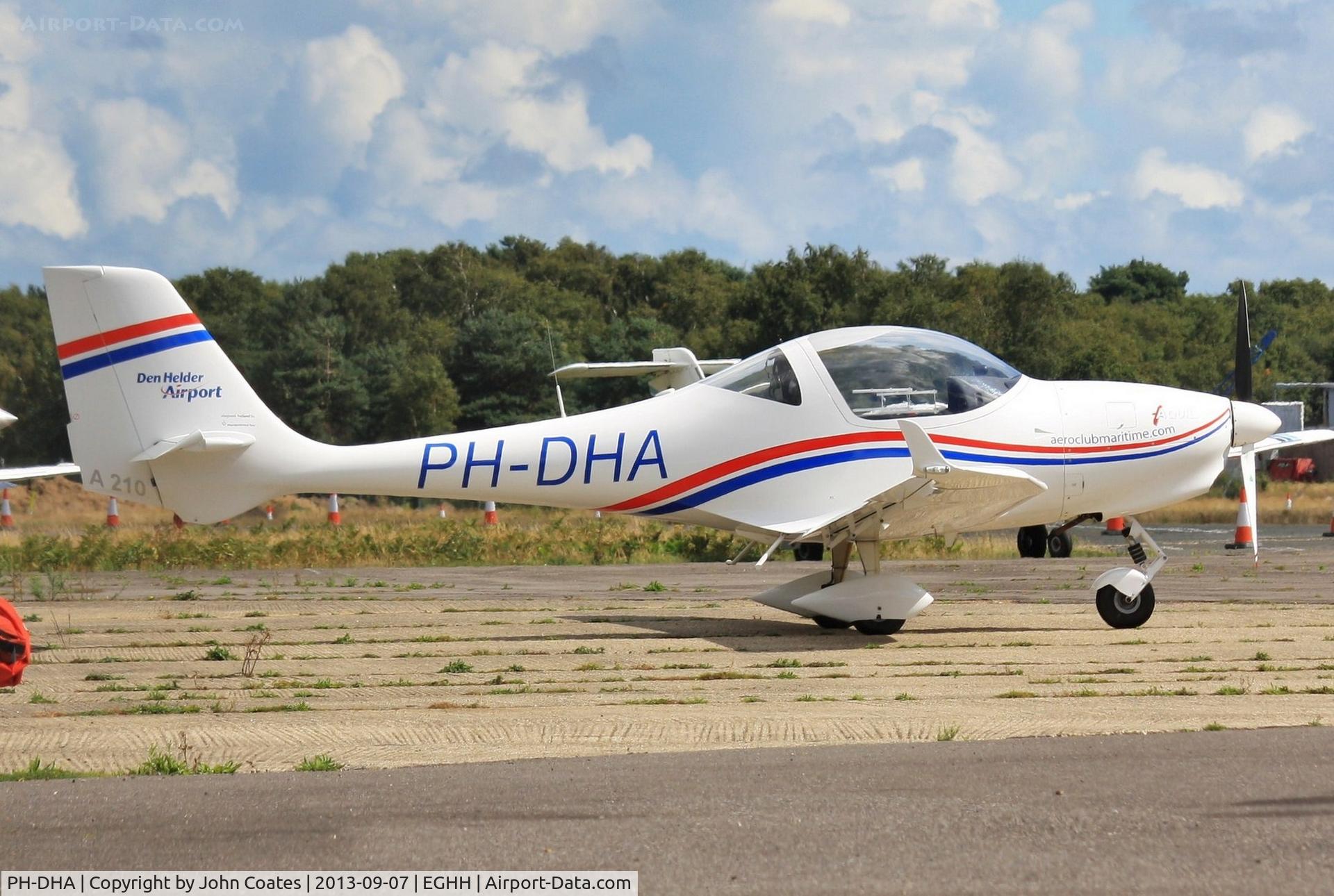 PH-DHA, 2012 Aquila A210 (AT01) C/N AT01-245, Visiting BHL