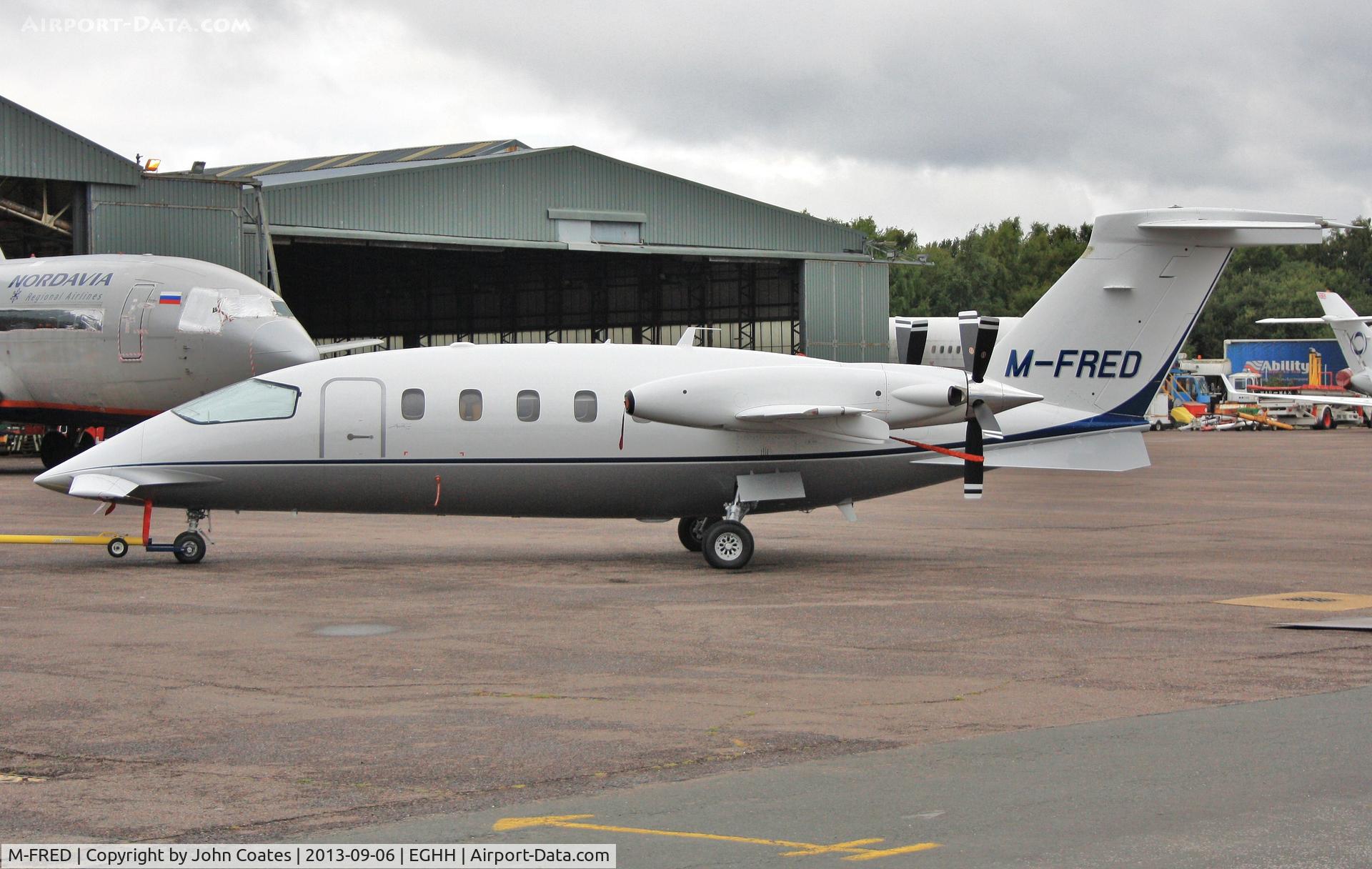 M-FRED, 2001 Piaggio P-180 Avanti C/N 1042, Resident Avanti at Thurston Aviation.