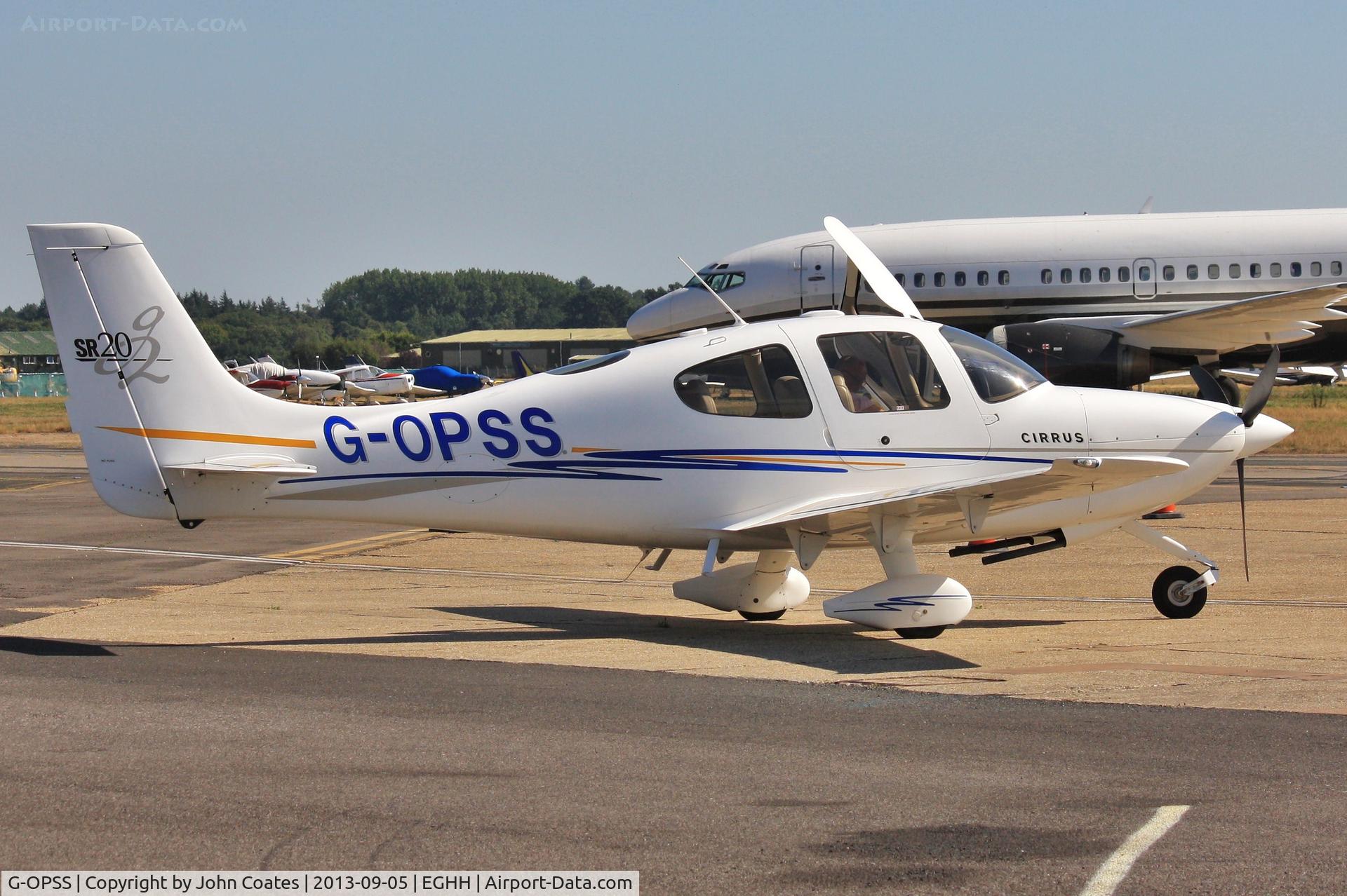 G-OPSS, 2004 Cirrus SR20 G2 C/N 1458, Visiting BHL