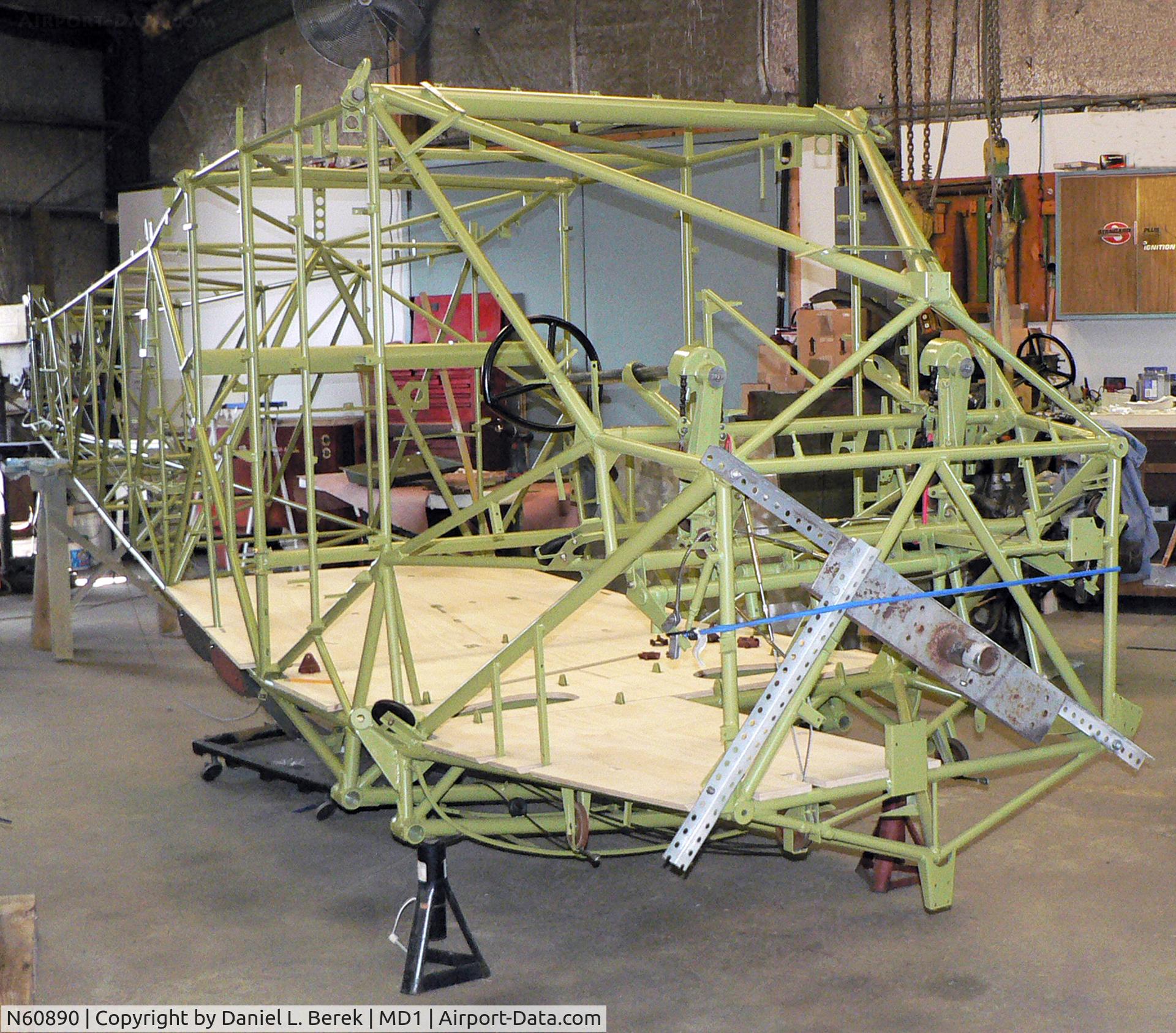 N60890, 1946 Stinson V77 Reliant C/N 77-274, This Stinson Reliant is undergoing a complete restoration and rebuilding at the Massey Air Museum.