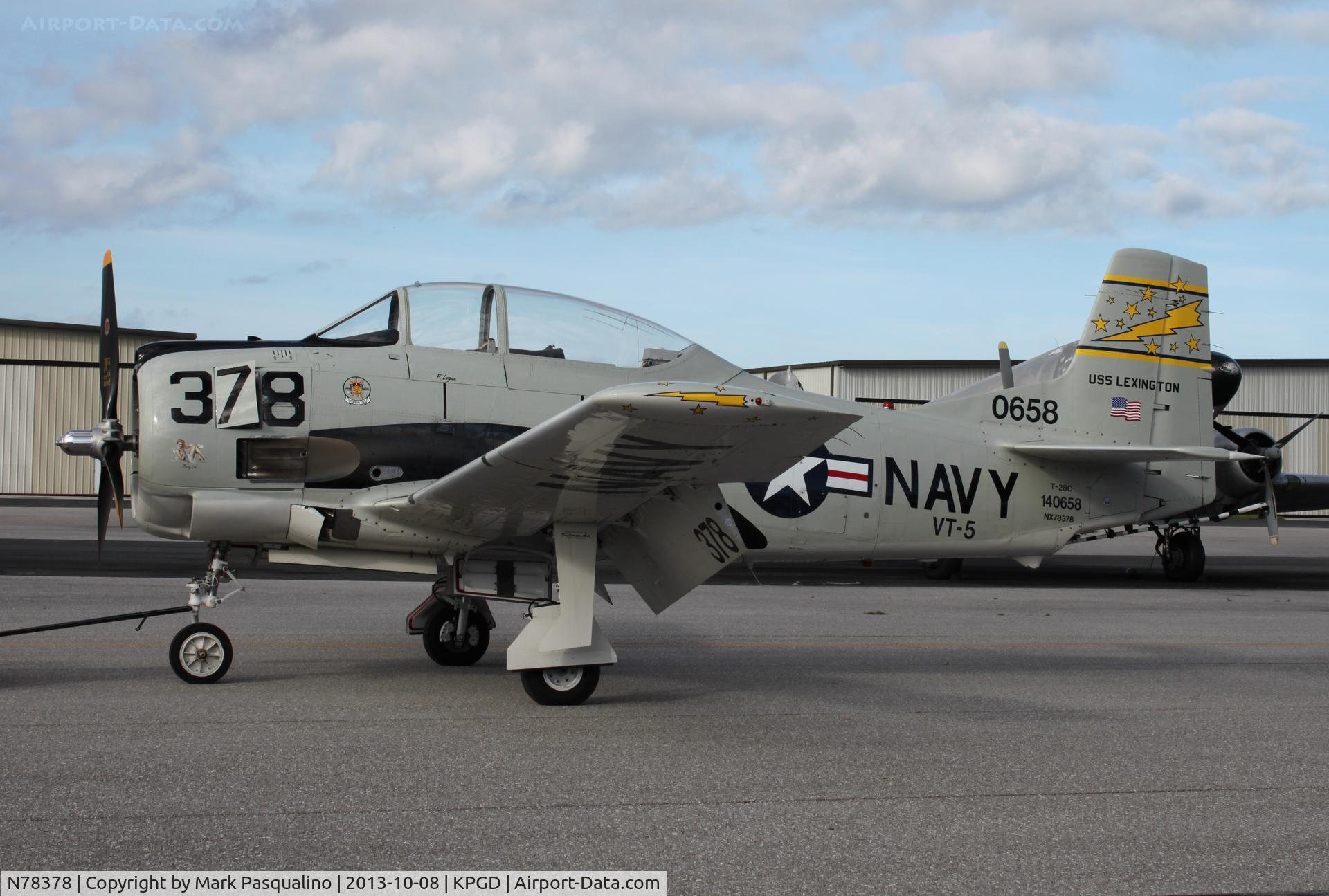 N78378, 1957 North American T-28C Trojan C/N 226-235 (140658), North American T-28C