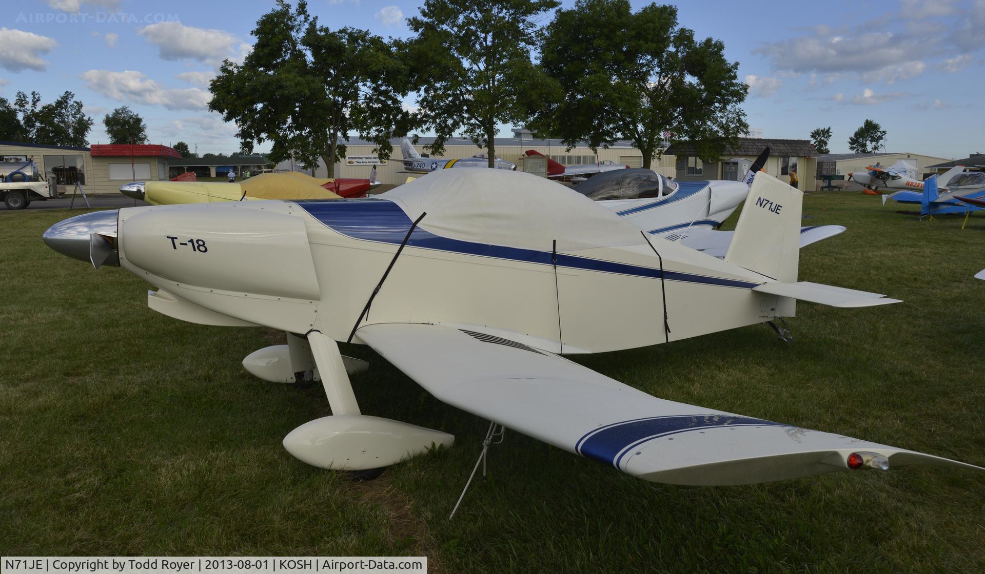 N71JE, Thorp T-18 Tiger C/N 1171, Airventure 2013