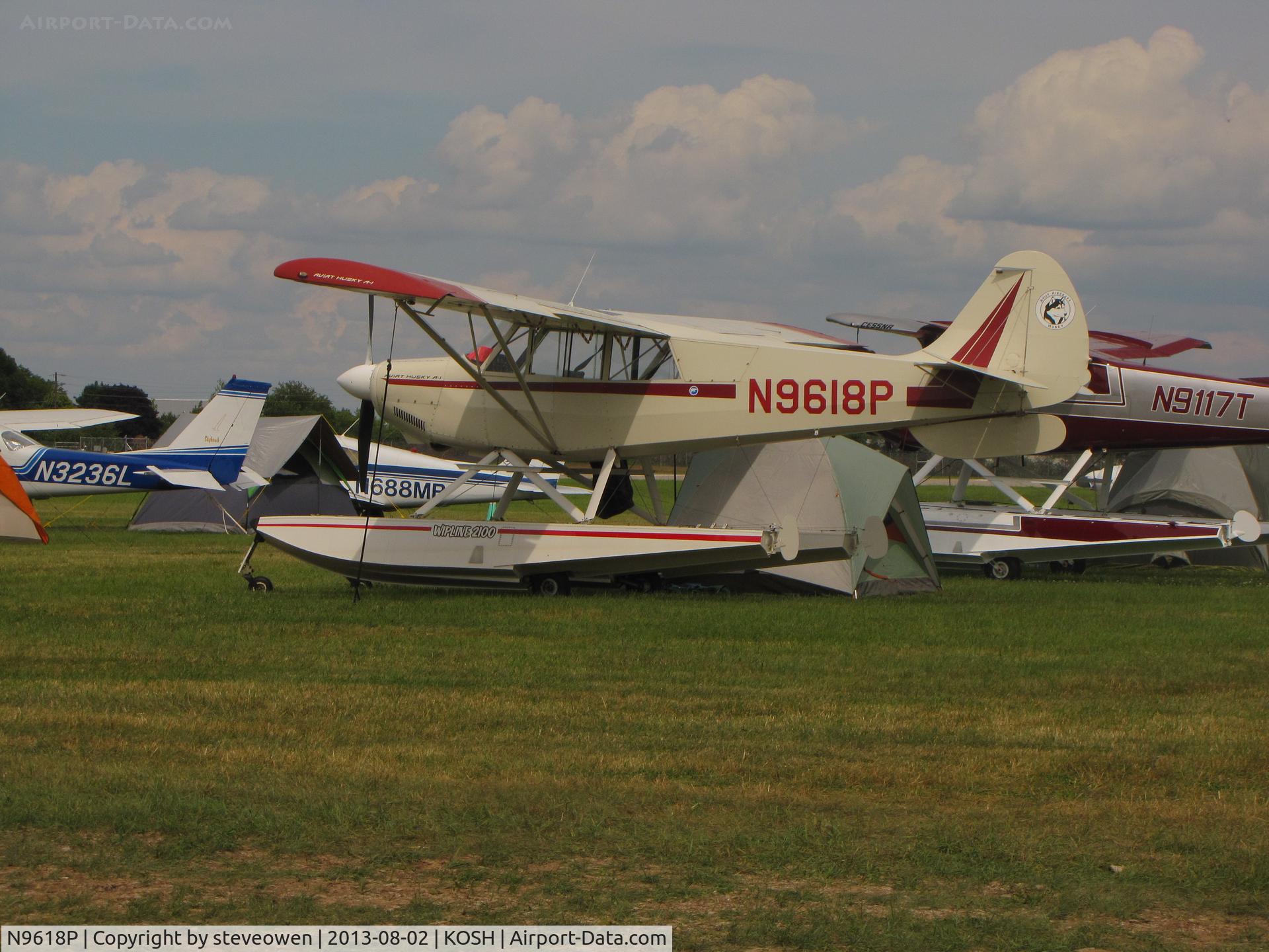 N9618P, 1991 Aviat A-1 Husky C/N 1183, Camped at Oshkosh