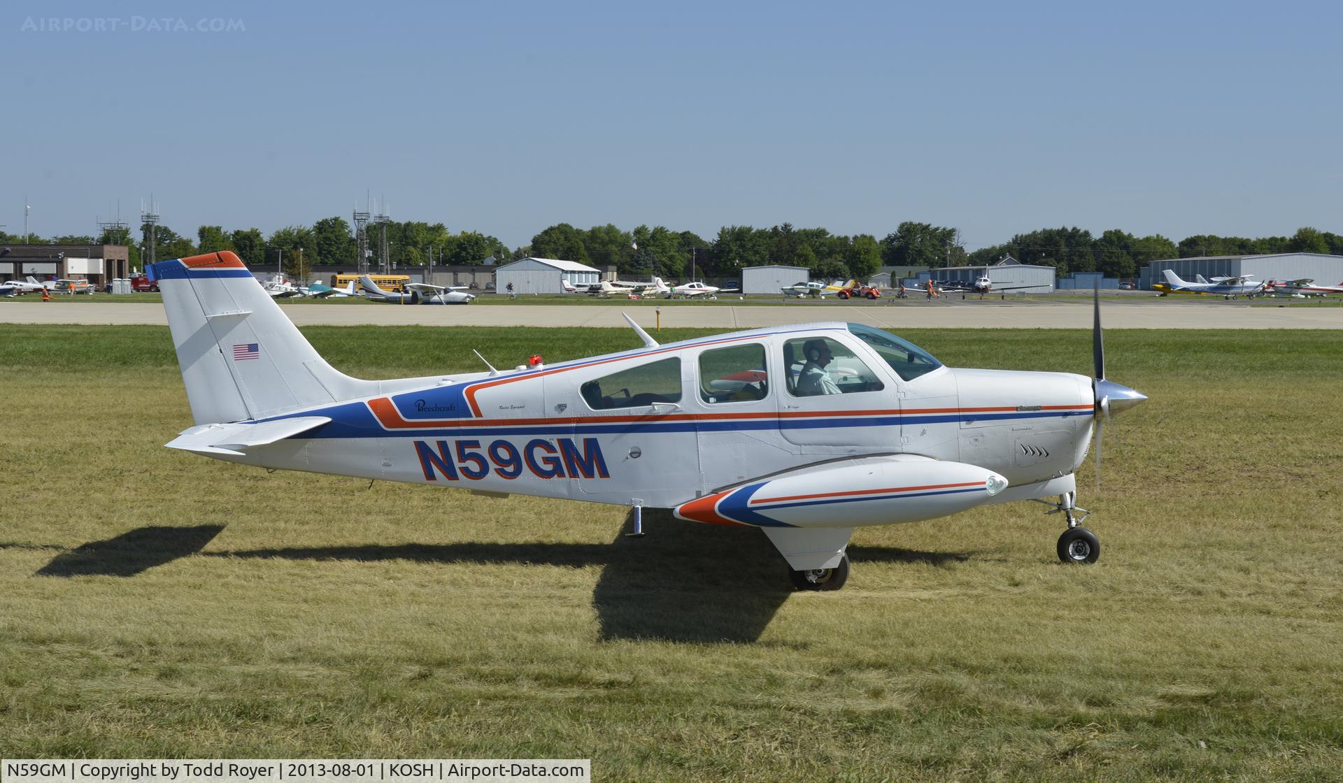 N59GM, 1981 Beech F33A Bonanza C/N CE-964, Airventure 2013
