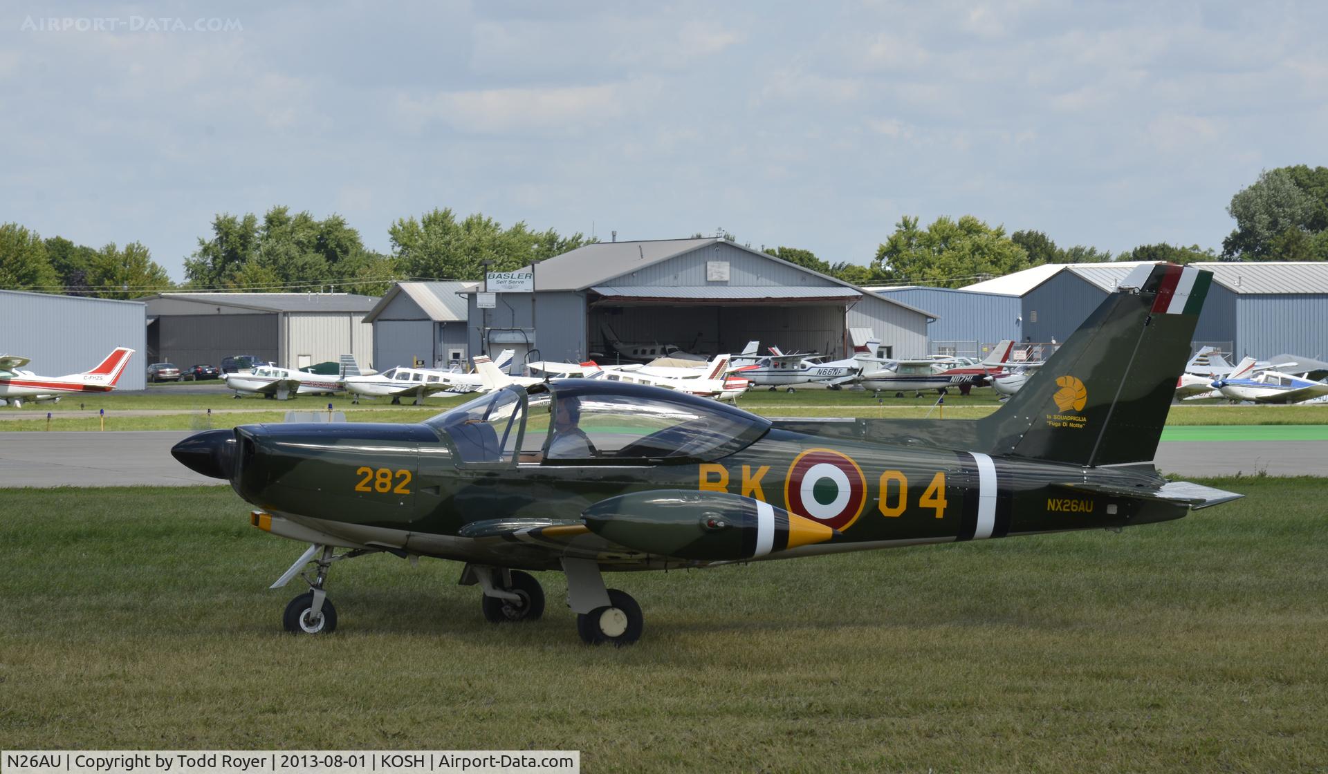 N26AU, 1979 SIAI-Marchetti SF-260C C/N 282/37-002, Airventure 2013